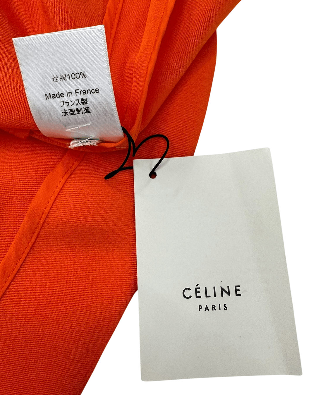 Celine Celine by Phoebe Philo Orange Mini Skirt Size 27" / US 4 / IT 40 - 10 Thumbnail