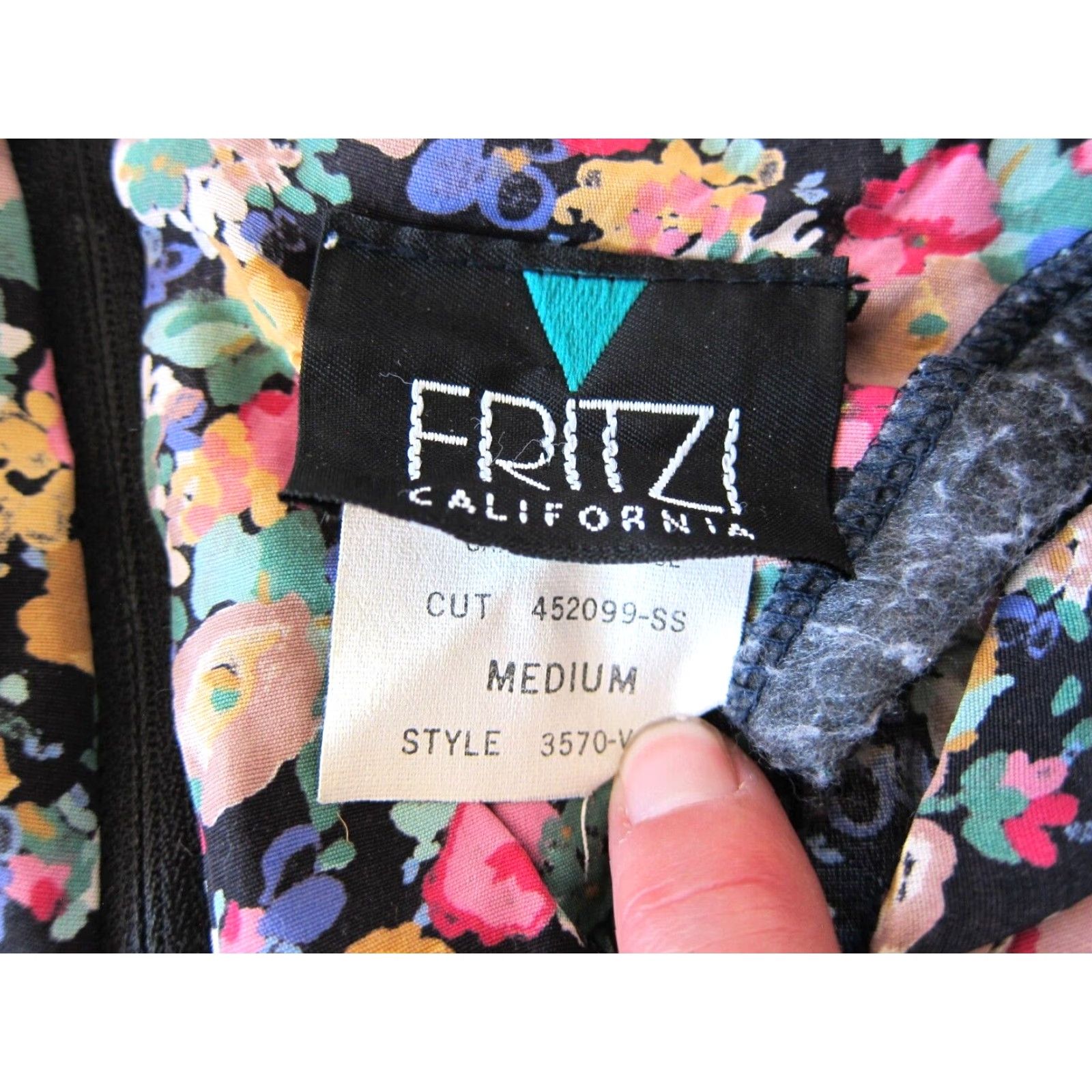 Pinko Fritzi California Jumpsuit Romper Floral Short Sleeve Rayon Pink Green Purple M Womens Size 32" / US 10 / IT 46 - 4 Thumbnail