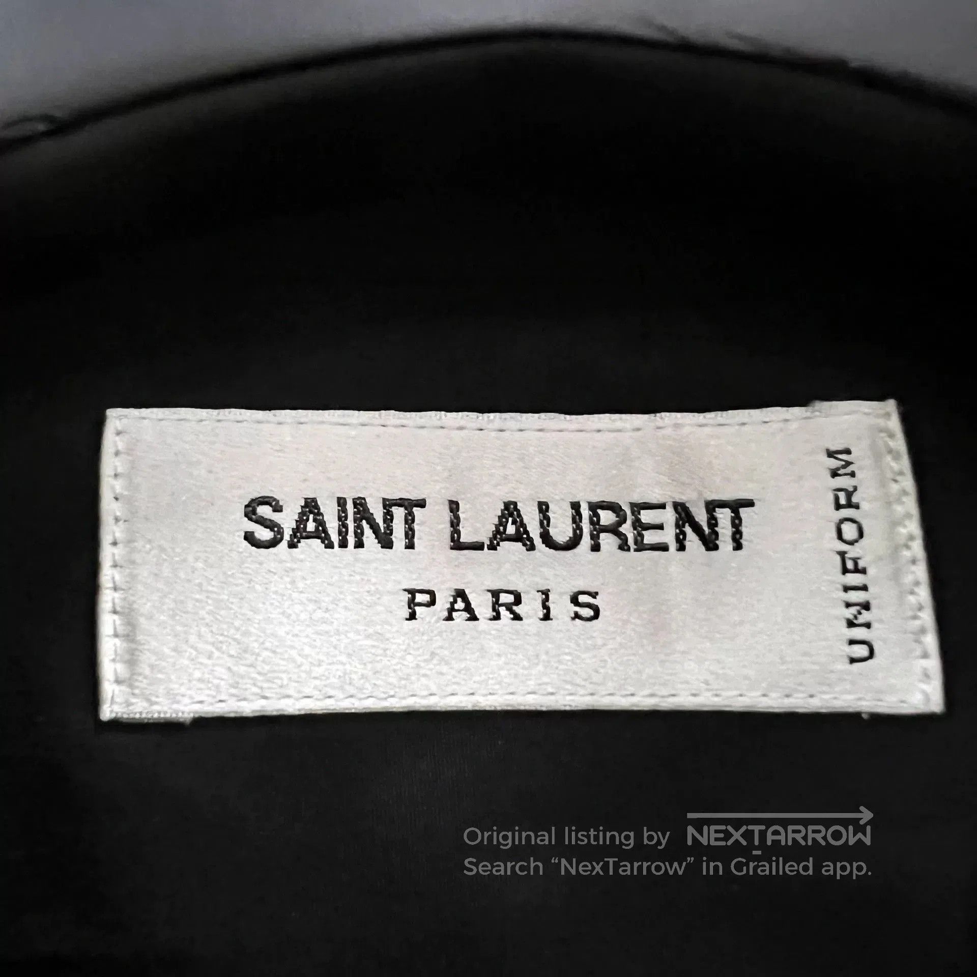 Saint Laurent Paris Saint Laurent Black Long Sleeve Button. Size US M / EU 48-50 / 2 - 2 Thumbnail