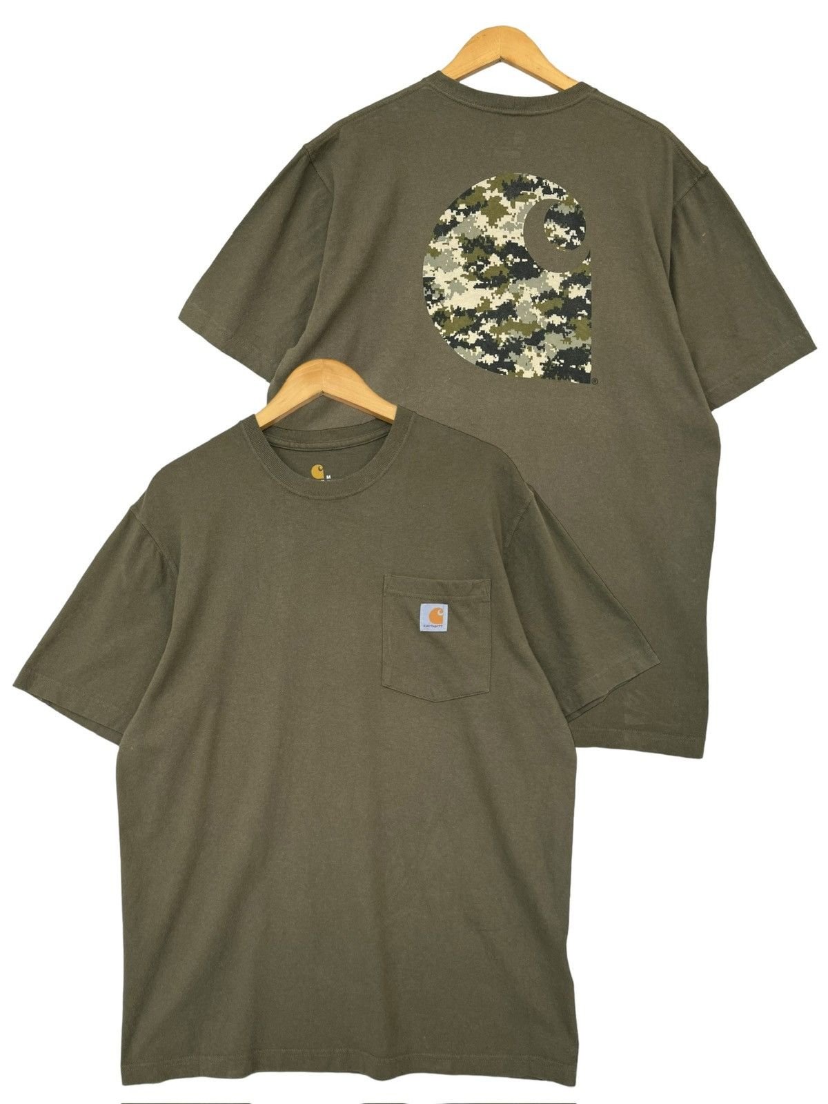 Carhartt Carhartt Camo Digital Tees Carhartt Single Pocket Baggy Tees Size US XL / EU 56 / 4 - 1 Thumbnail