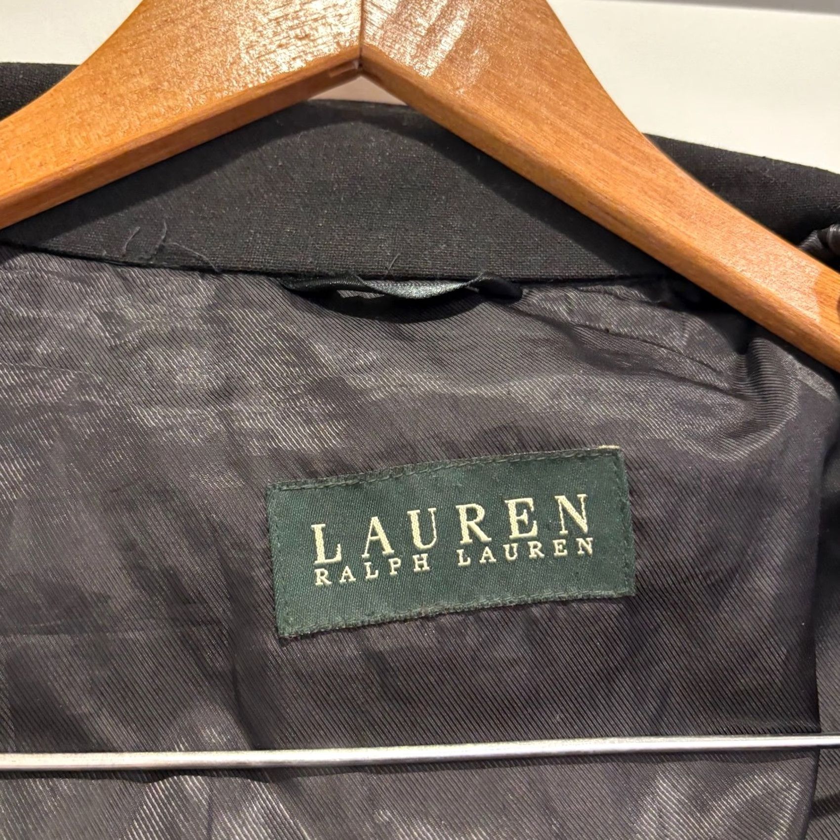 Ralph Lauren Lauren Ralph Lauren Mens Black Full Zip Trench Coat Jacket 40R Coat Size US XXS / EU 40 - 2 Thumbnail