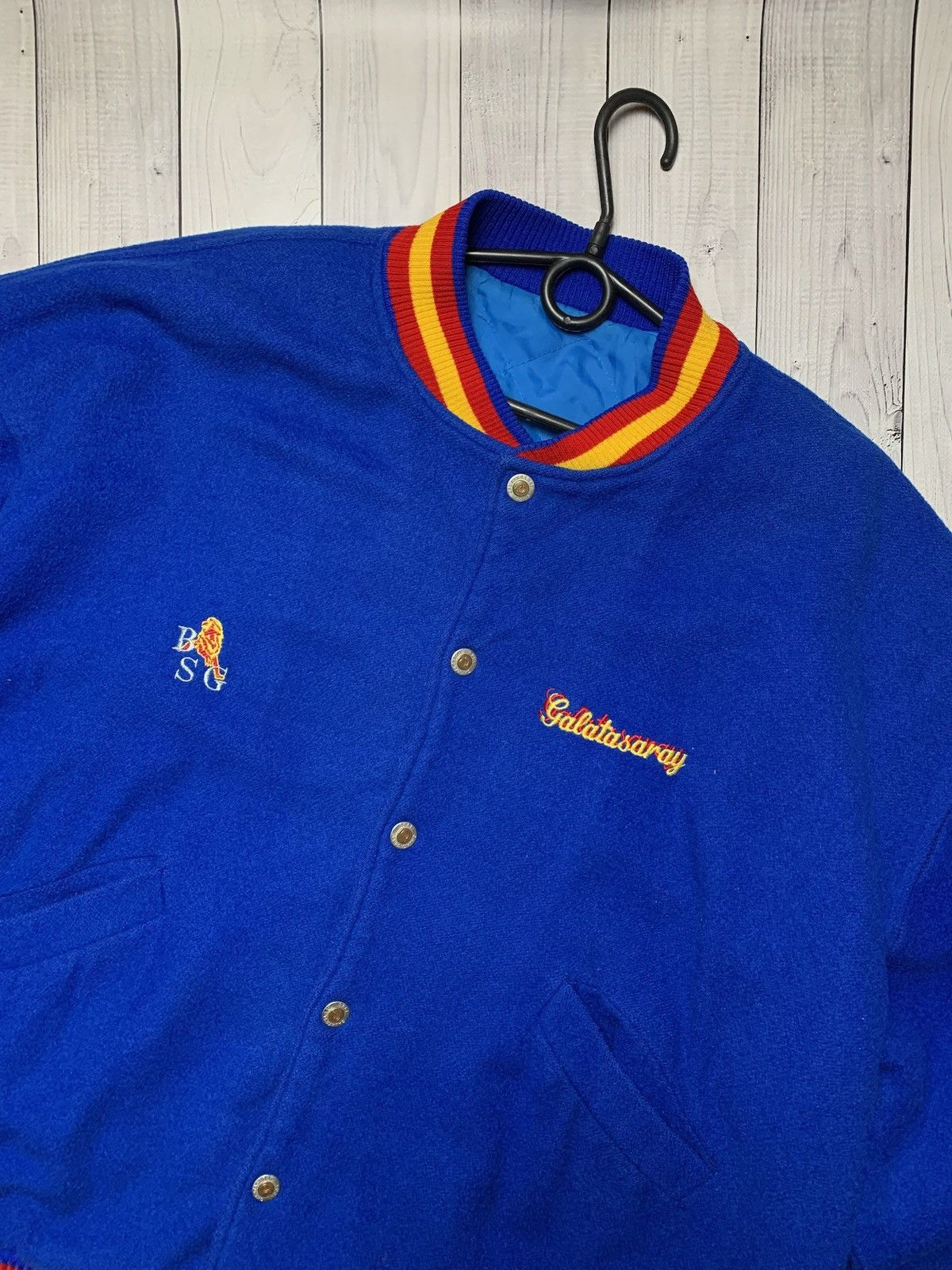 Vintage Vintage Soccer Bomber Galatasaray blue retro size L Size US L / EU 52-54 / 3 - 3 Thumbnail