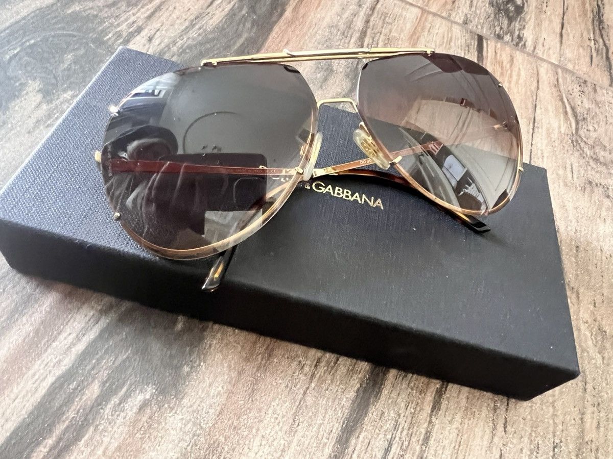 Dolce & Gabbana DOLCE & GABBANA Aviator Sunglasses Size ONE SIZE - 1 Thumbnail