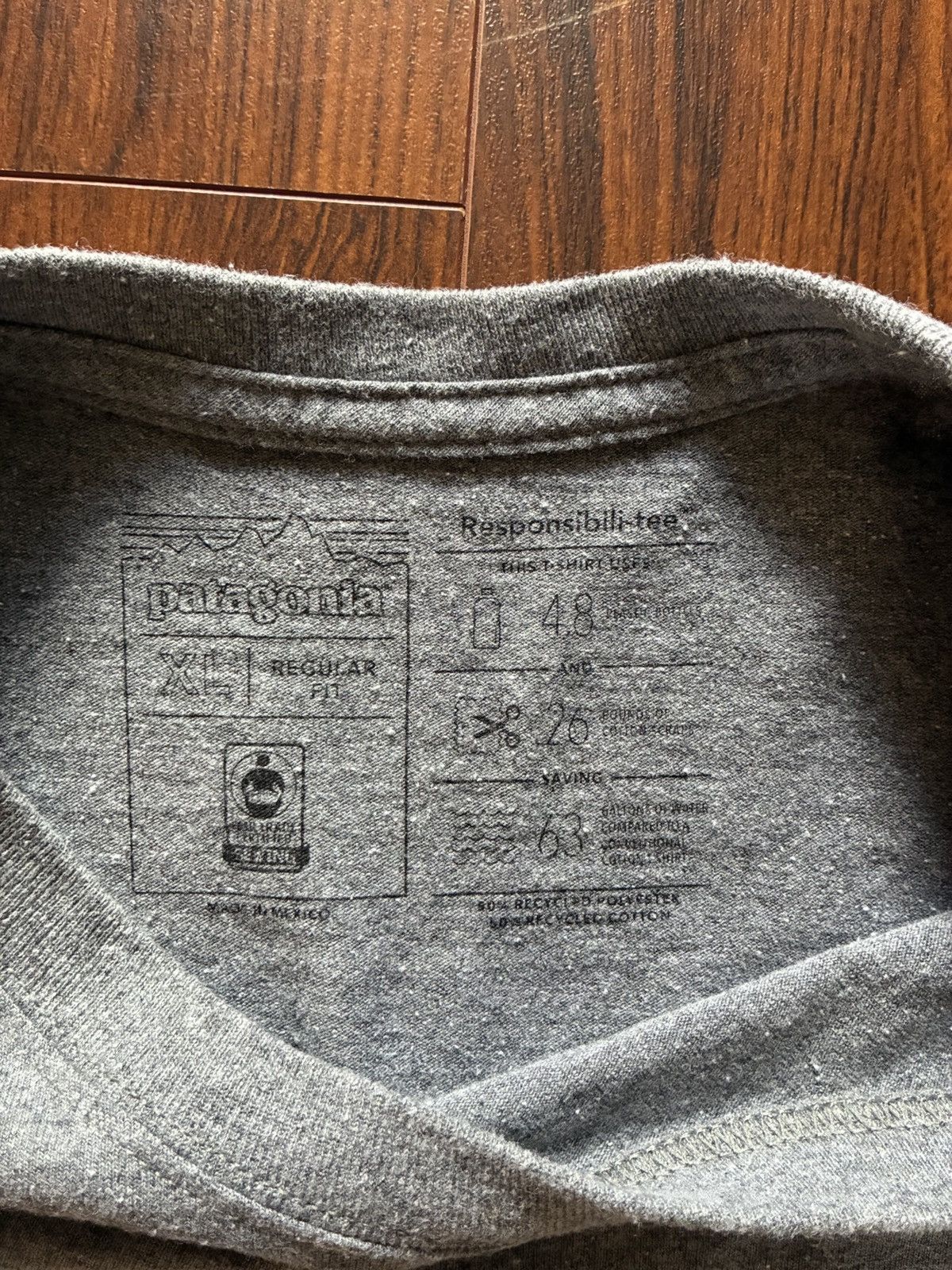 Patagonia Patagonia Responsibili Tee Pocket Shirt Gray. Size XL Size US XL / EU 56 / 4 - 5 Thumbnail