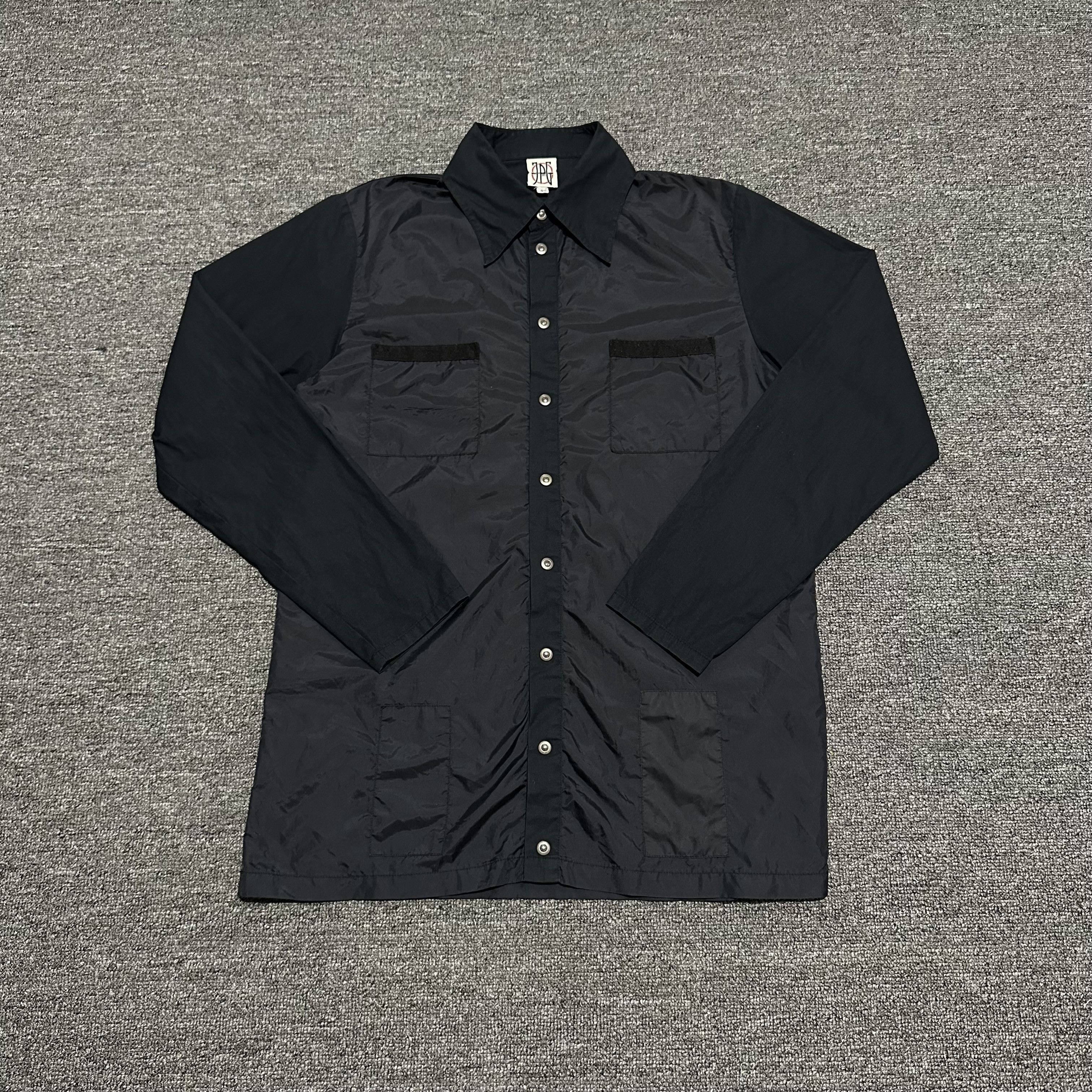 Jean Paul Gaultier Vintage 90’s Jean Paul Gaultier JPG Nilon Button Shirts Size US XXS / EU 40 - 2 Thumbnail