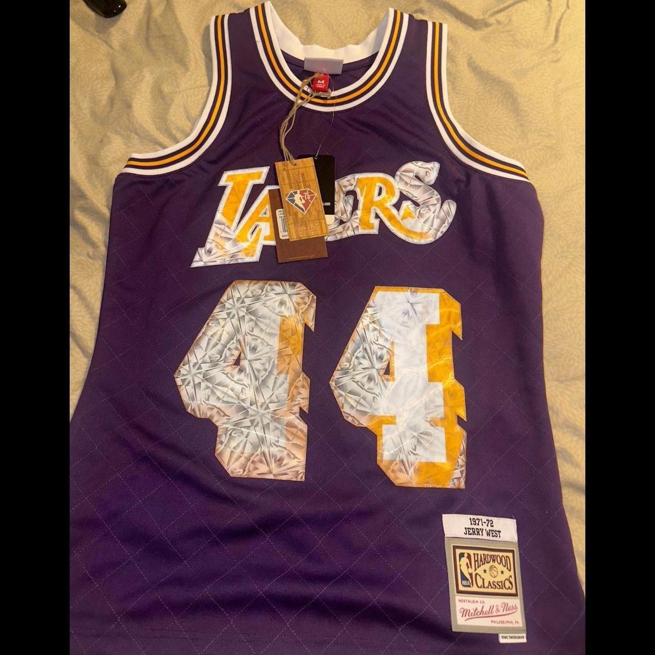 Mitchell & Ness Mens Jerry West Purple Los Size US M / EU 48-50 / 2 - 4 Thumbnail