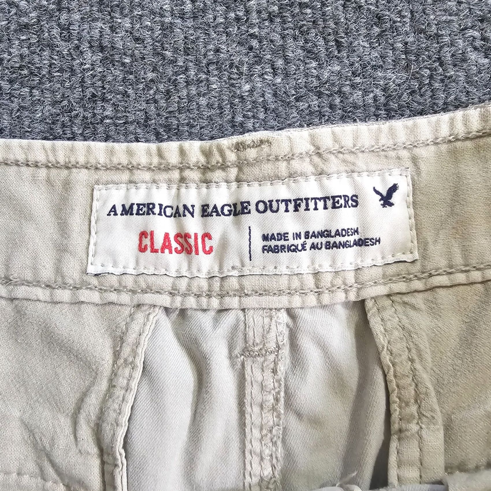 American Eagle Outfitters American Eagle Outfitters Shorts Mens 30 Beige Khaki Classic Hiking Outdoors 10 Inch Inseam Mens Size US 30 / EU 46 - 4 Thumbnail