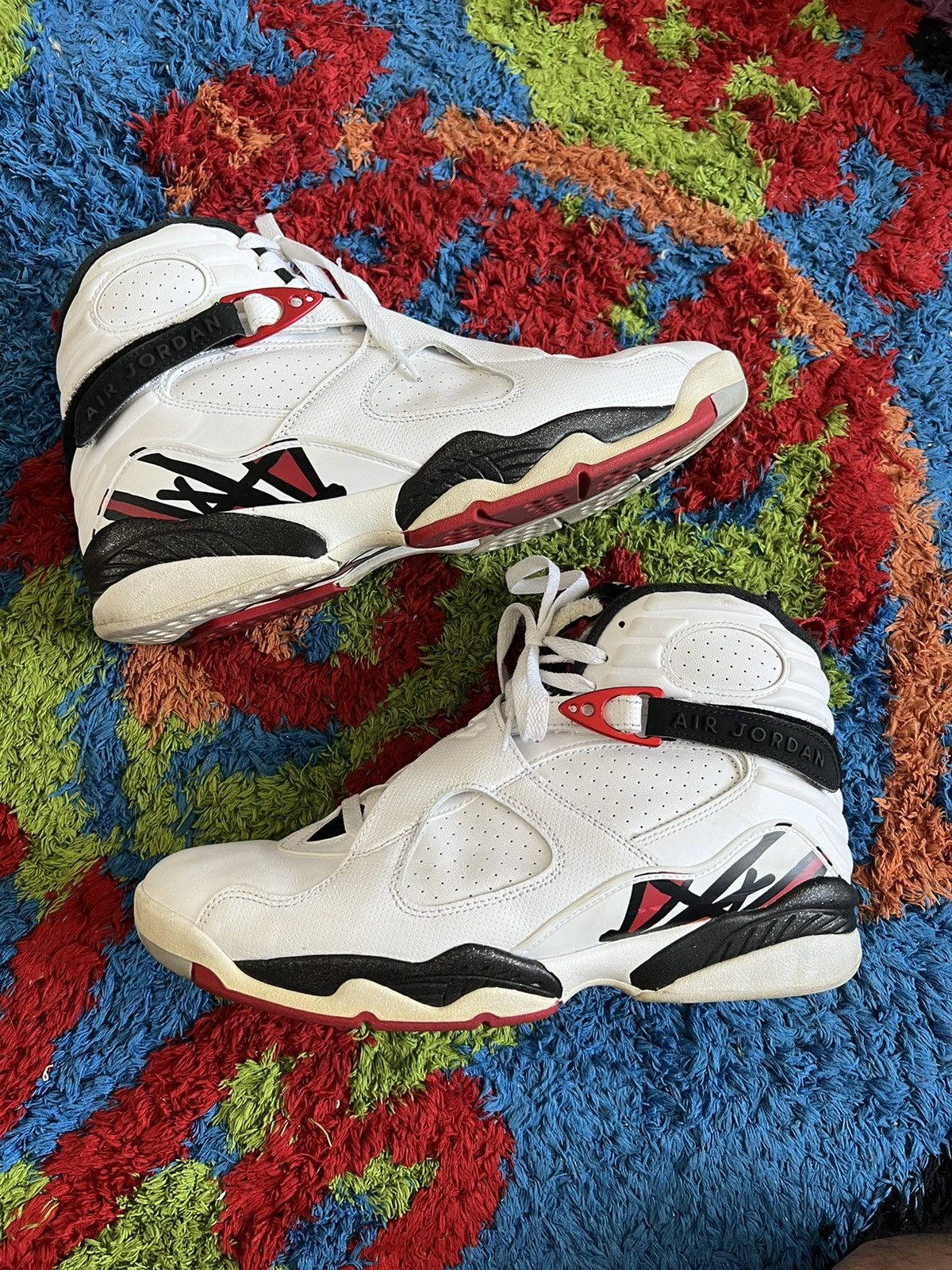 image of Jordan Brand 8 Alternate Shoes in White, Men's (Size 10)