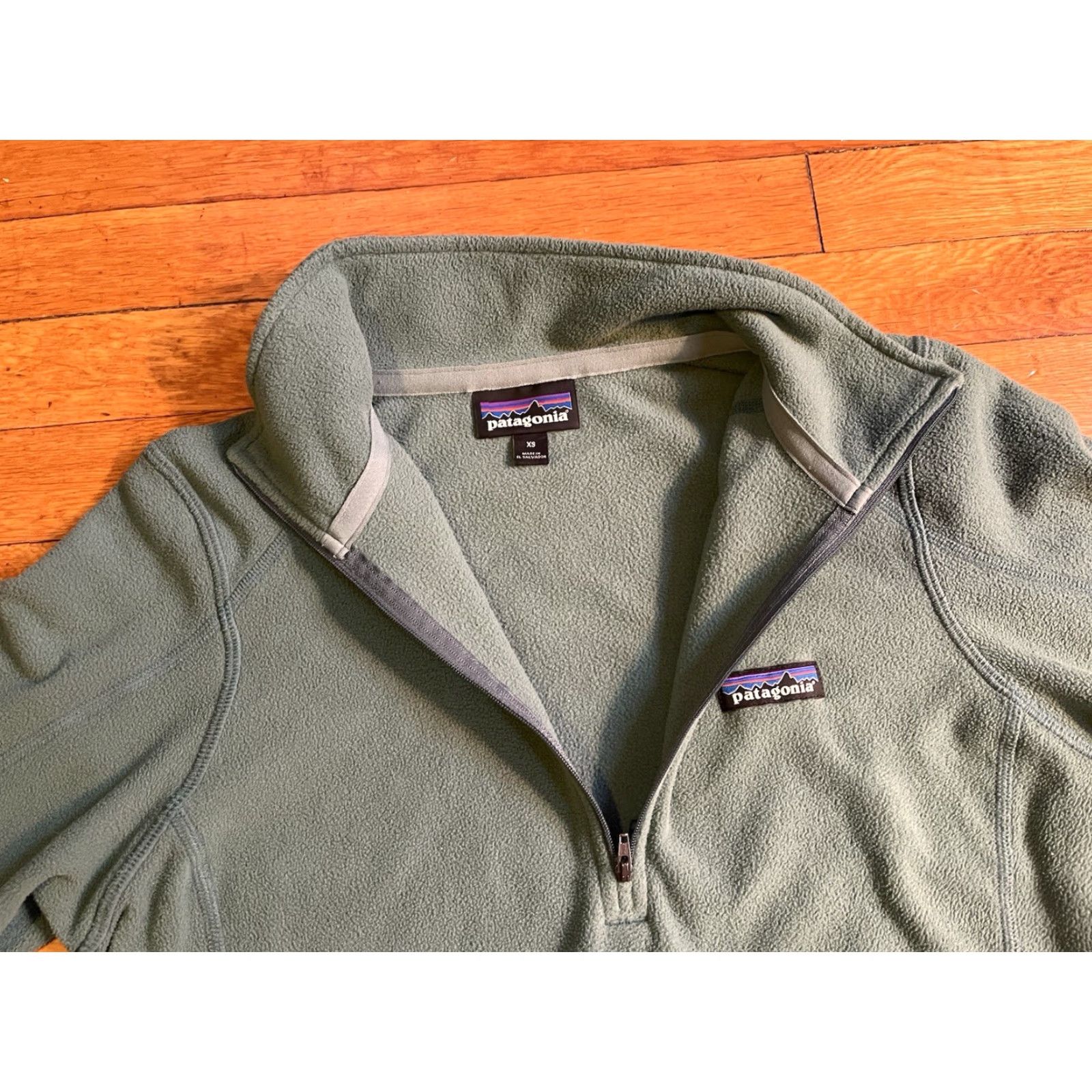 Patagonia Patagonia R1 Daily Zip-Neck Sweater Jacket Women’s XS Green Logo 1/2 Zip Jacket Size XS / US 0-2 / IT 36-38 - 4 Thumbnail