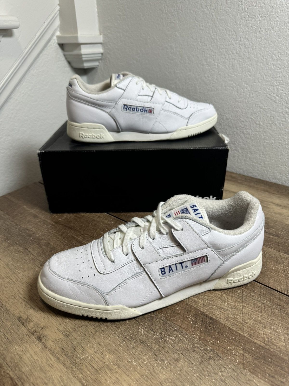 Reebok Reebok x BAIT Workout Plus Low Size 10.5 With Box Sneakers Size US 10.5 / EU 43-44 - 2 Thumbnail