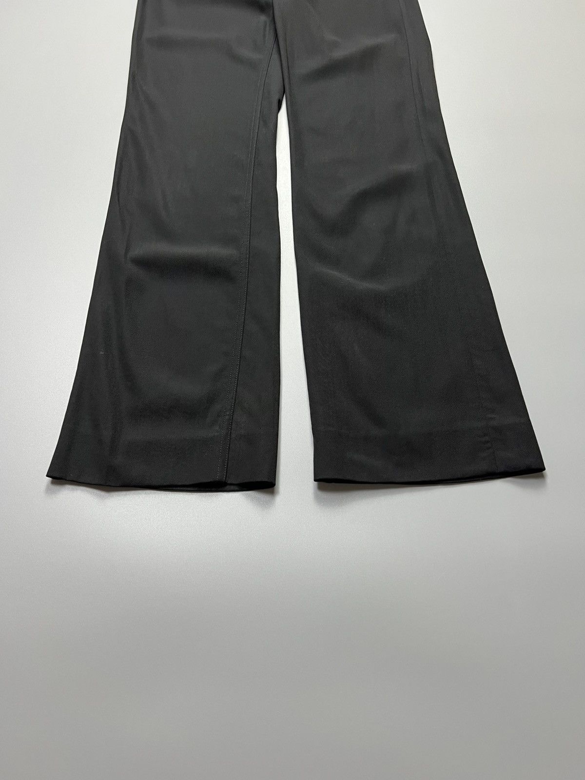 Balenciaga Balenciaga - SS/20 Flared Wool Trousers - Pants Size 26" / US 2 / IT 38 - 2 Thumbnail