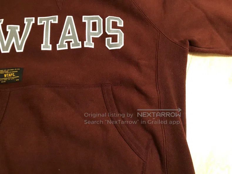 Wtaps Wtaps Cap Sweatshirt Wine Red Size US M / EU 48-50 / 2 - 3 Thumbnail