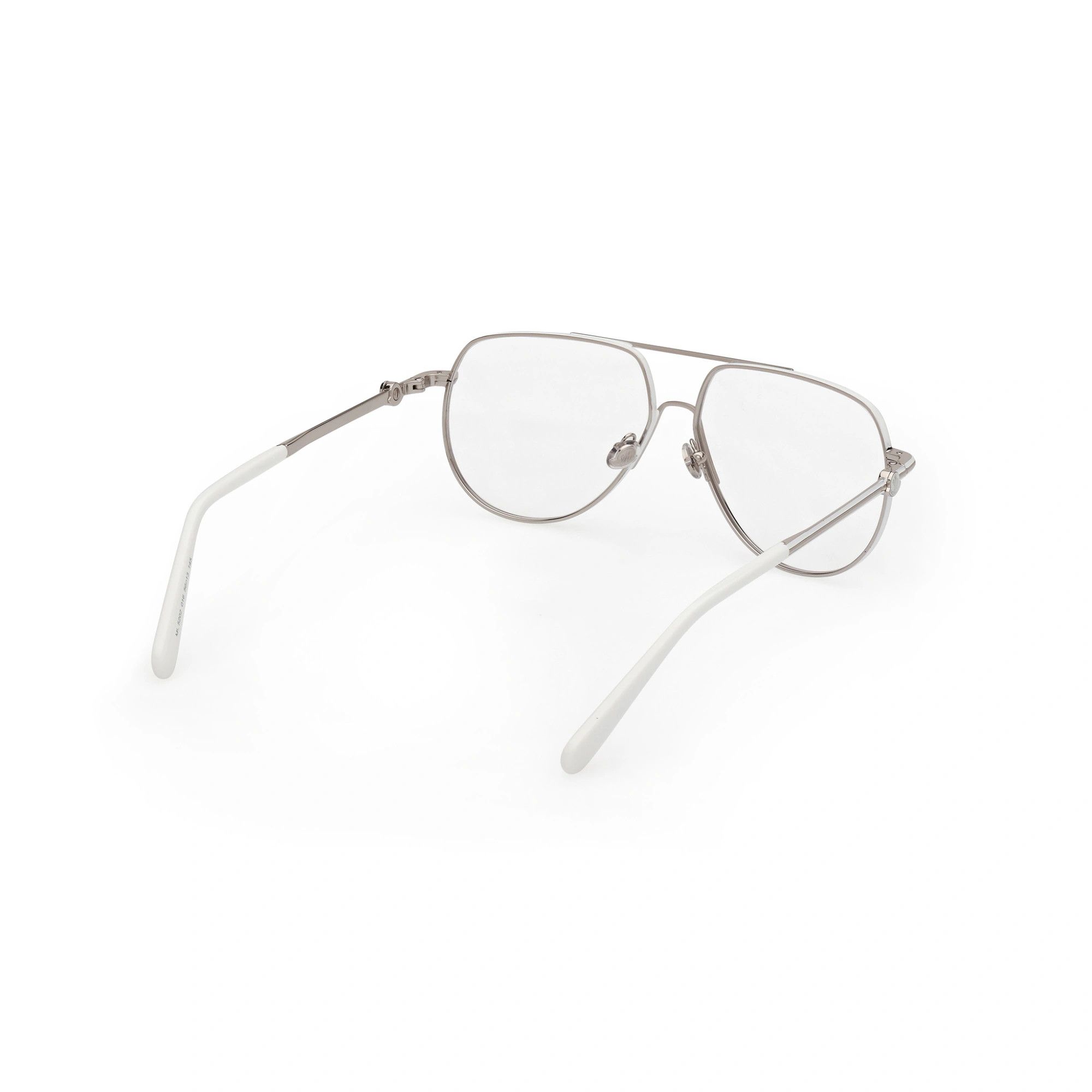 Moncler o1y0225 Size : OS / 56 mm Eyeglass Frame in Silver Size ONE SIZE - 5 Thumbnail