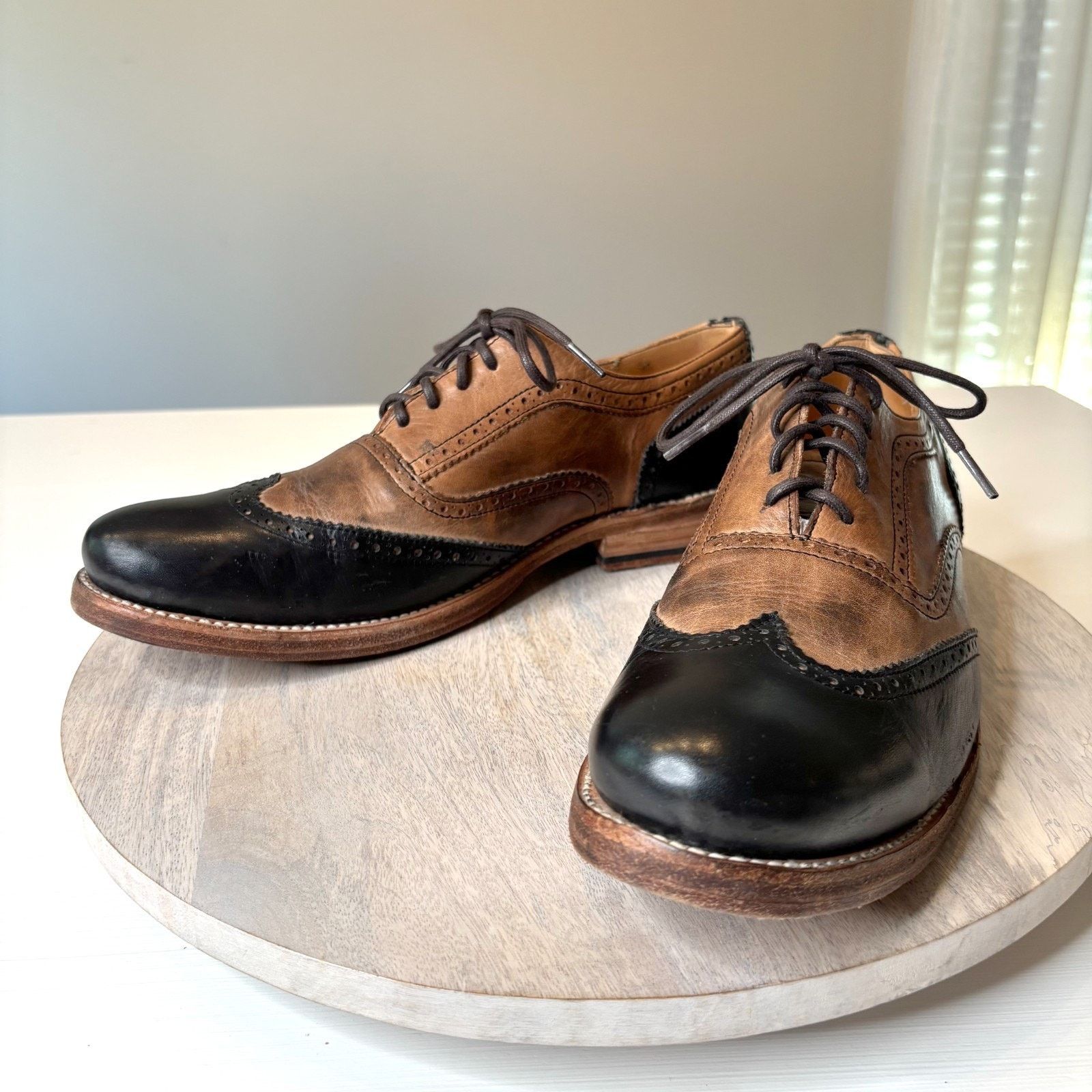 Bed Stu Bed Stu Cobbler Series Wingtip Oxford Shoes Men’s Size 11 Size US 11 / EU 44 - 3 Thumbnail