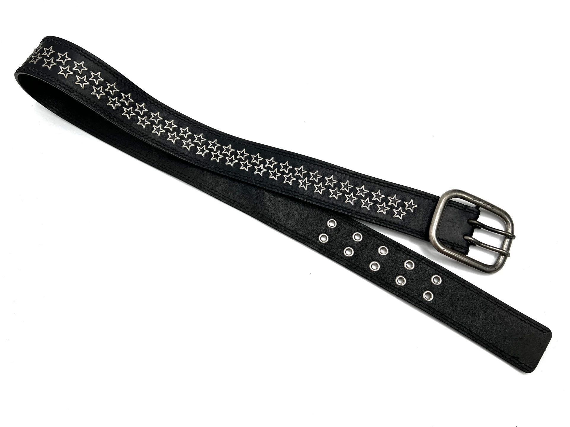 【Dior homme】04ss Strip期 Studded belt Dior Homme SS04 Strip Studded Belt - Ākaibu Store