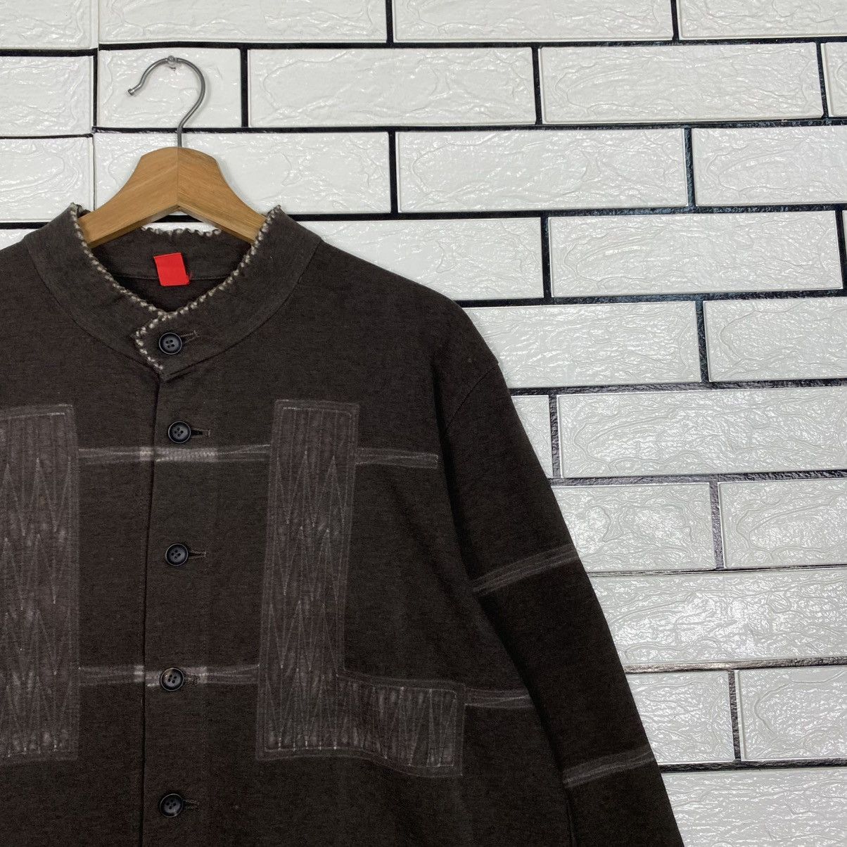 Issey Miyake 🔥VINTAGE MANDARIN JACKET PATCHWORK HEART HAAT ISSEY MIYAKE Size US M / EU 48-50 / 2 - 6 Thumbnail