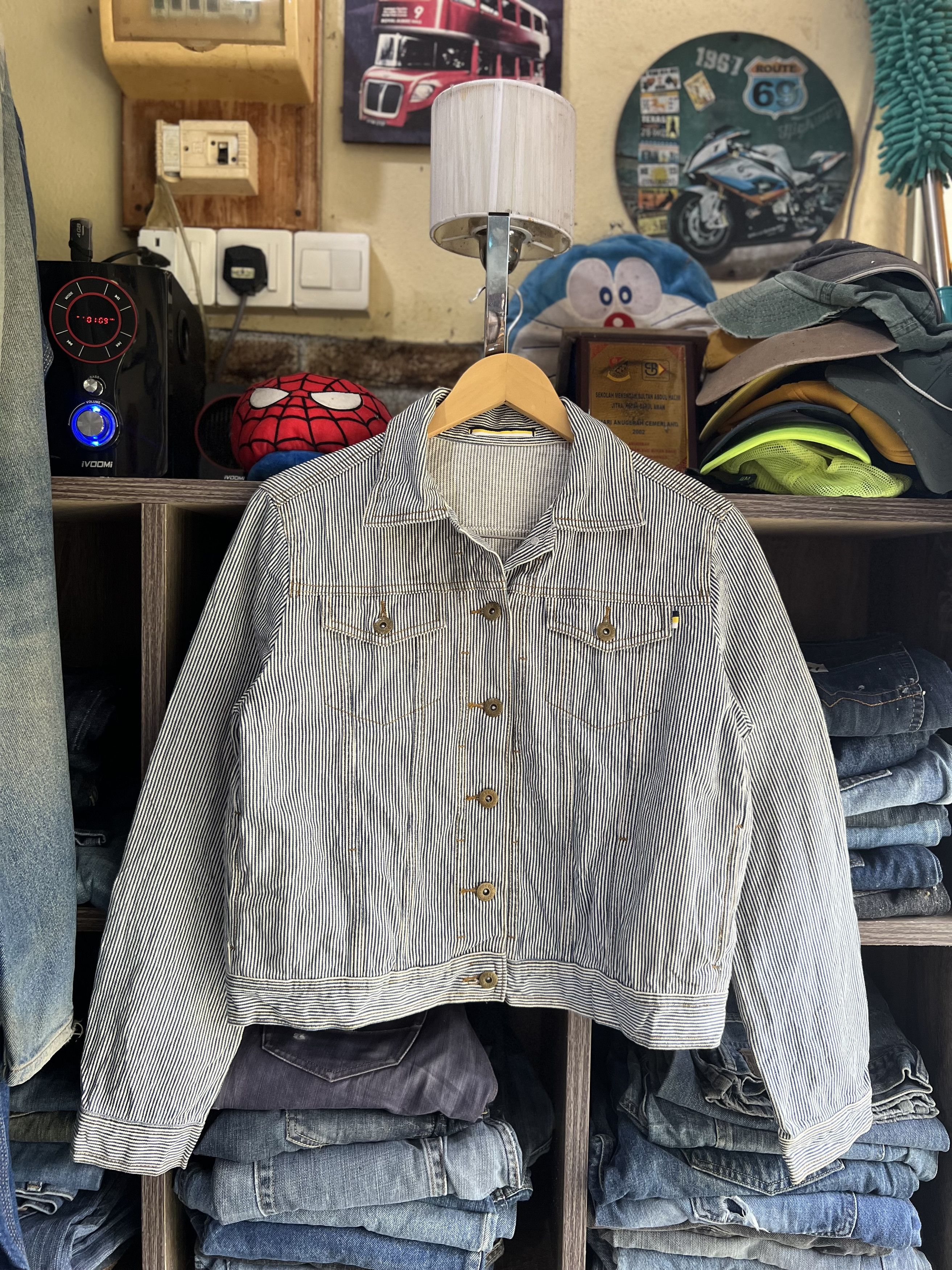GU 🔥GU Hickory Stripe Denim Jacket Size M / US 6-8 / IT 42-44 - 15 Thumbnail