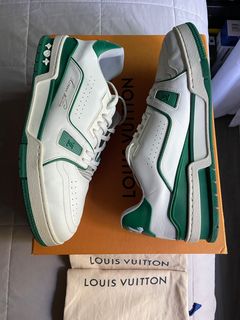 Louis Vuitton Printed Sneakers - Green Sneakers, Shoes - LOU805095