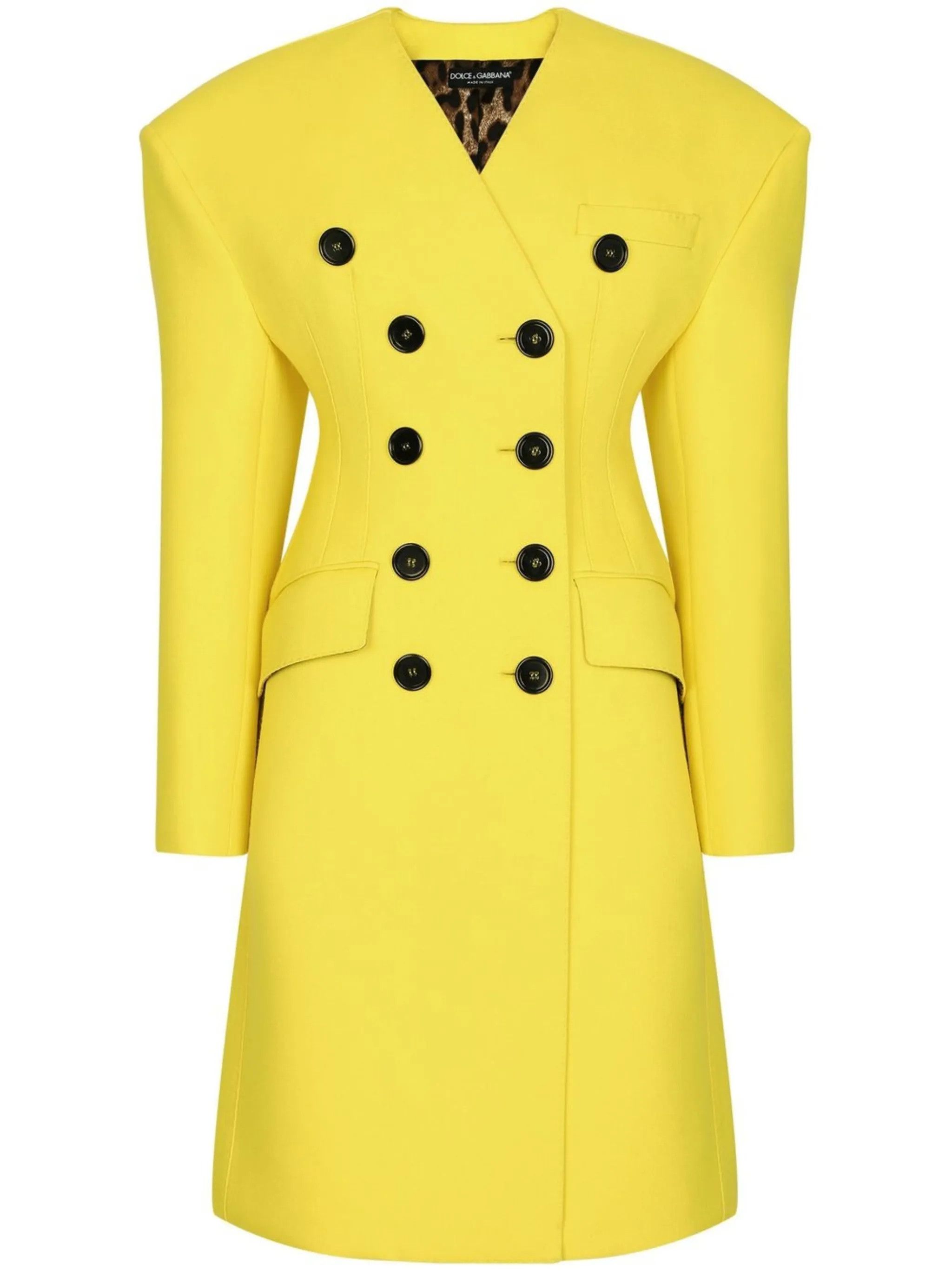 Dolce & Gabbana o1y0825 Coat in Yellow Size M / US 6-8 / IT 42-44 - 1 Thumbnail