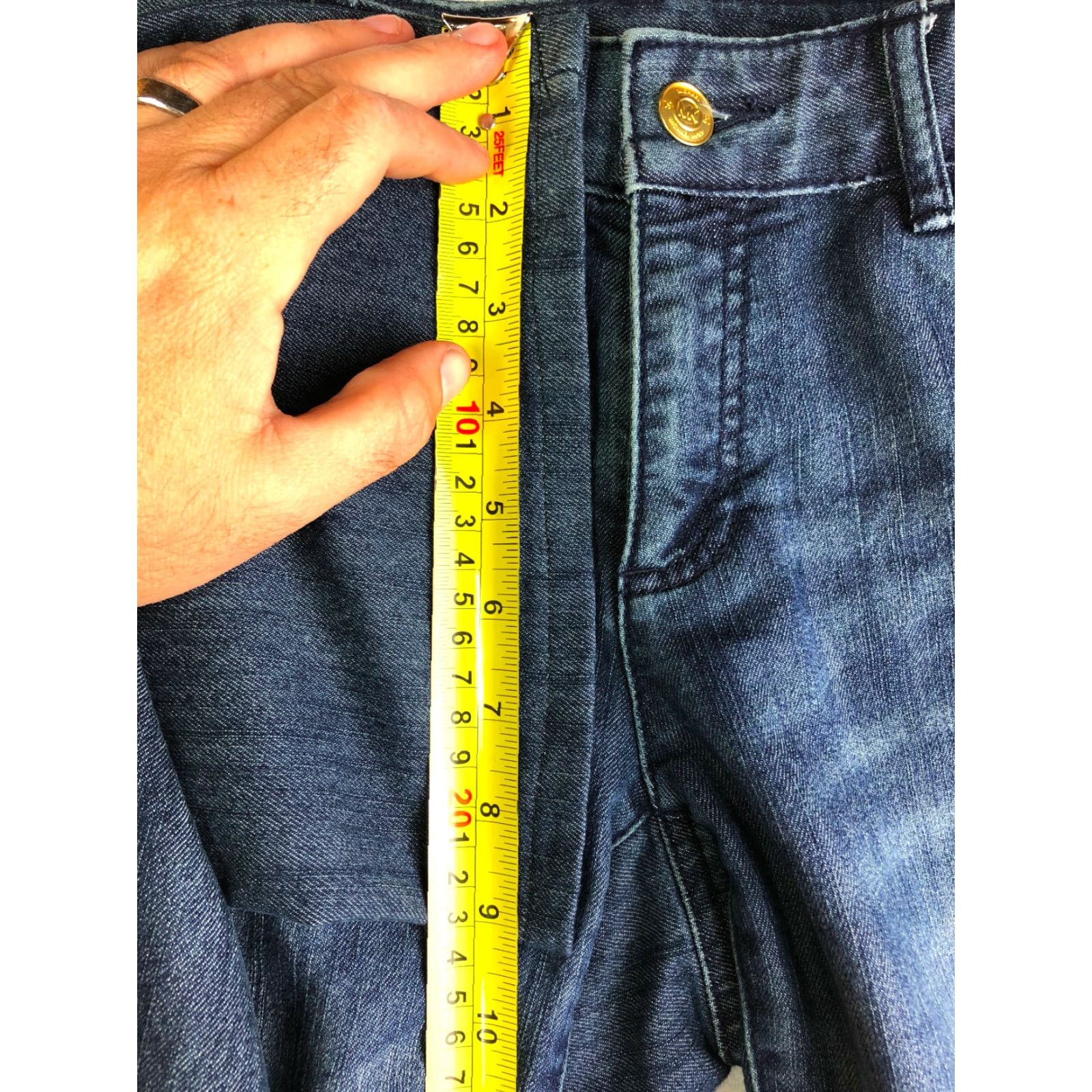 Michael Kors Michael Kors Bootcut Jeans Womens Size 6 30x29 Measured Blue Size 28" / US 6 / IT 42 - 7 Thumbnail