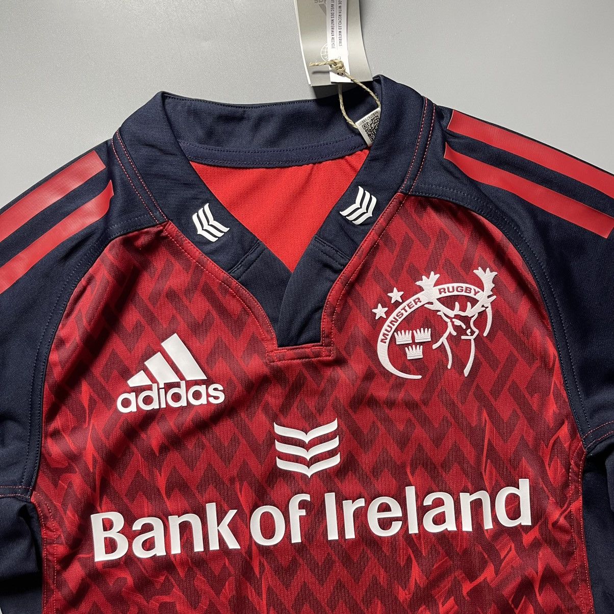 Adidas × Vintage NWT MUNSTER RUGBY ADIDAS 2022/2023 PLAYER ISSUE JERSEY Size US M / EU 48-50 / 2 - 4 Thumbnail