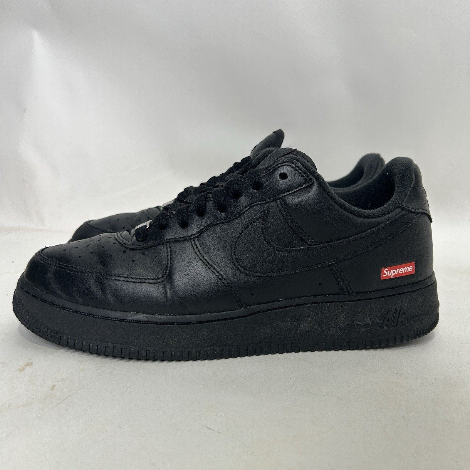 Nike Nike Air Force 1 Low X Supreme Box Logo “Black” Size US 9 / EU 42 - 6 Thumbnail