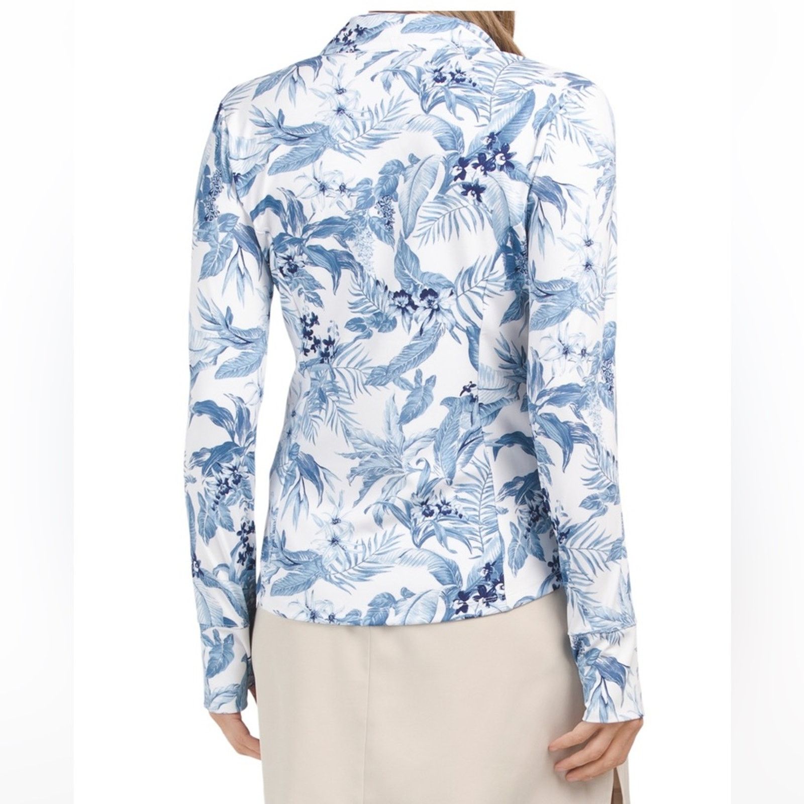 Tommy Bahama 🎉LAST PIECE🎉TOMMY BAHAMAUpf50 Golf Quarter Zip Long Sleeve Size M / US 6-8 / IT 42-44 - 2 Thumbnail