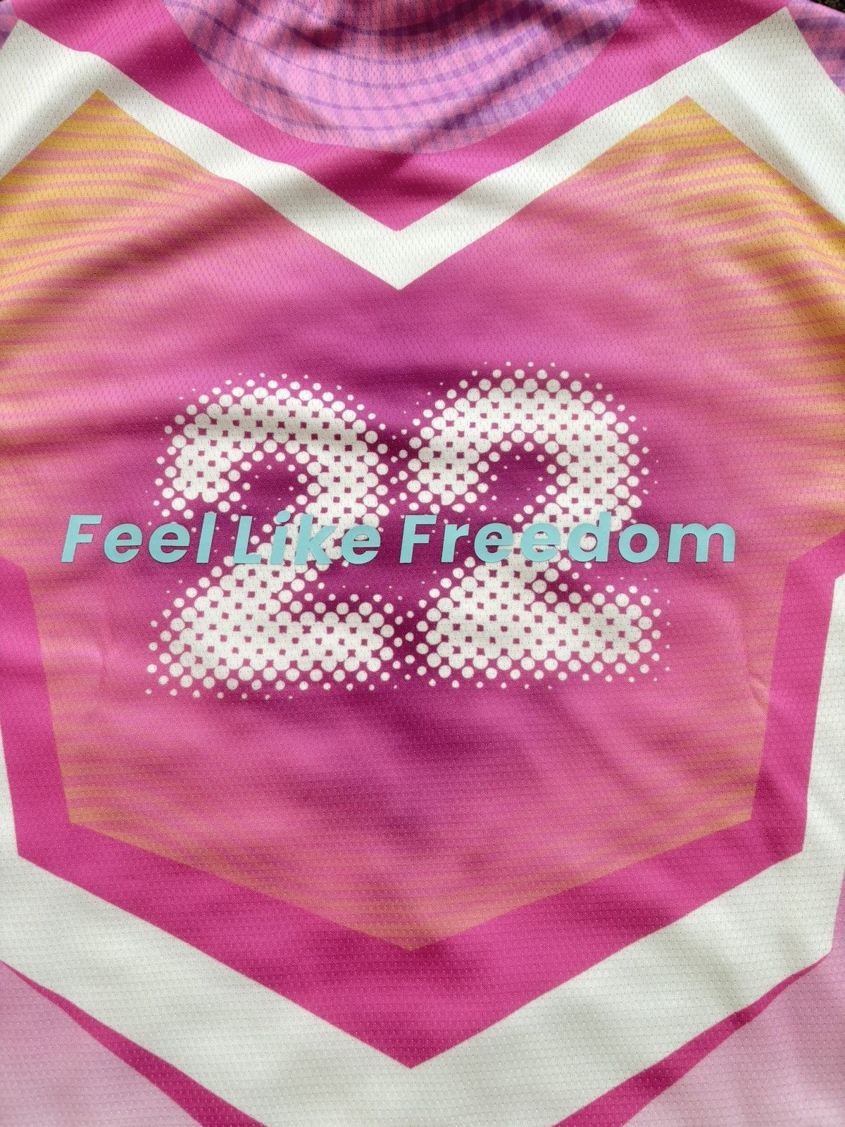 Japanese Brand Lalafox pink 22 streetwear unisex long sleeves jersey tee Size US M / EU 48-50 / 2 - 16 Thumbnail