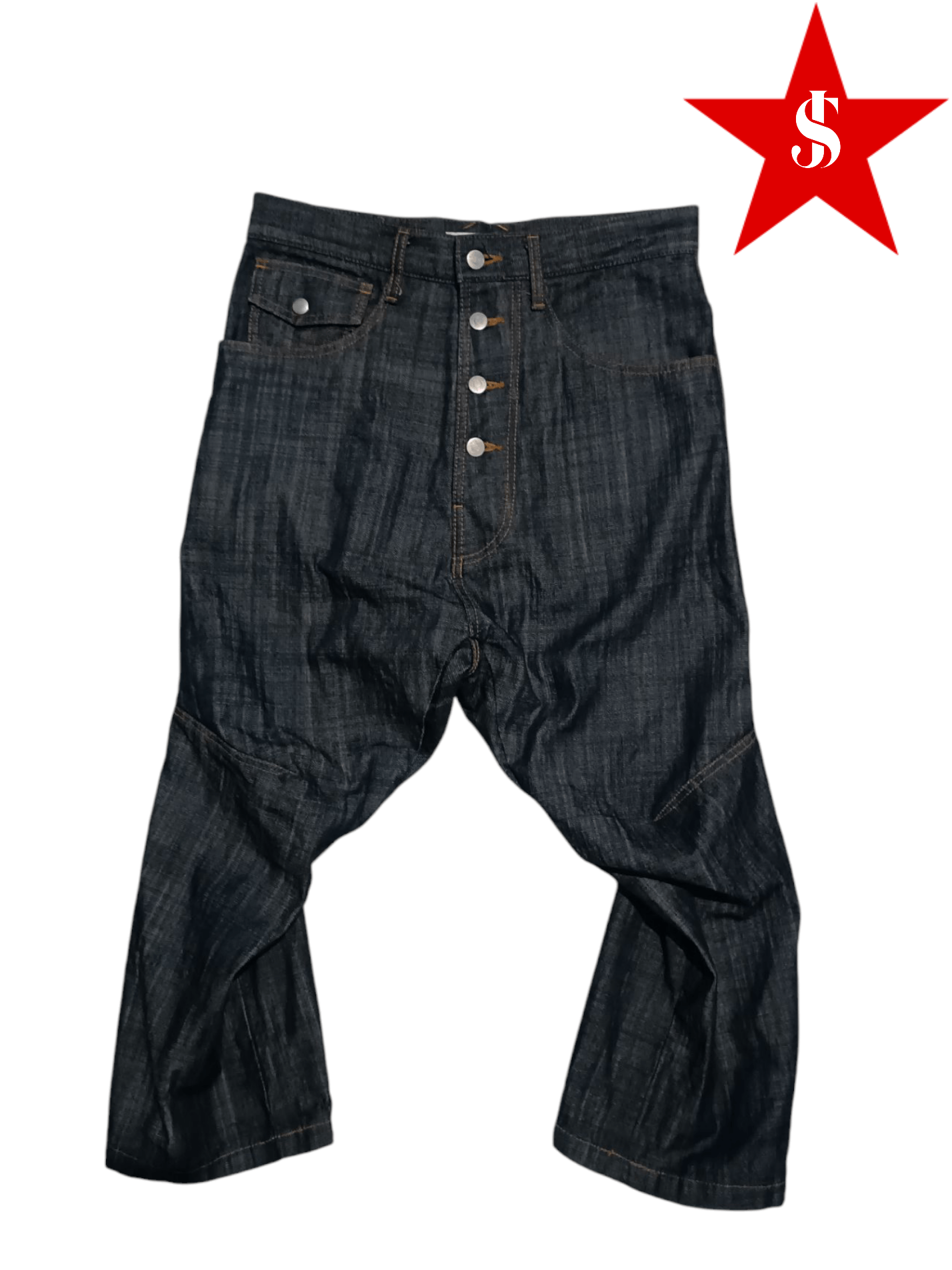 Japanese Brand Japanese Brand Ehyphen World Gallery Drop Crotch Pants Size US 31 - 1 Thumbnail