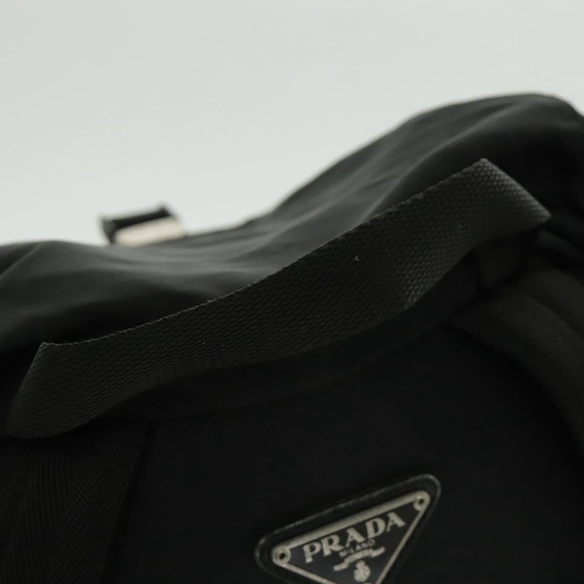 Prada PRADA Backpack Nylon Black Silver Size ONE SIZE - 7 Thumbnail