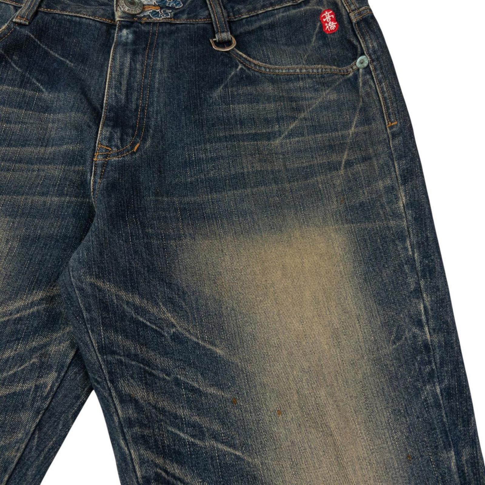 The Unbranded Brand Vintage Big Train Embroidered Eagle Denim Jeans Size W39 Size US 38 / EU 54 - 8 Thumbnail