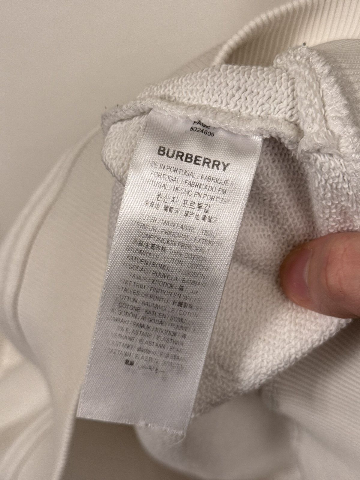 Burberry Burberry London Hoodie Men TB White Luxury S Streetwear Size US S / EU 44-46 / 1 - 22 Thumbnail