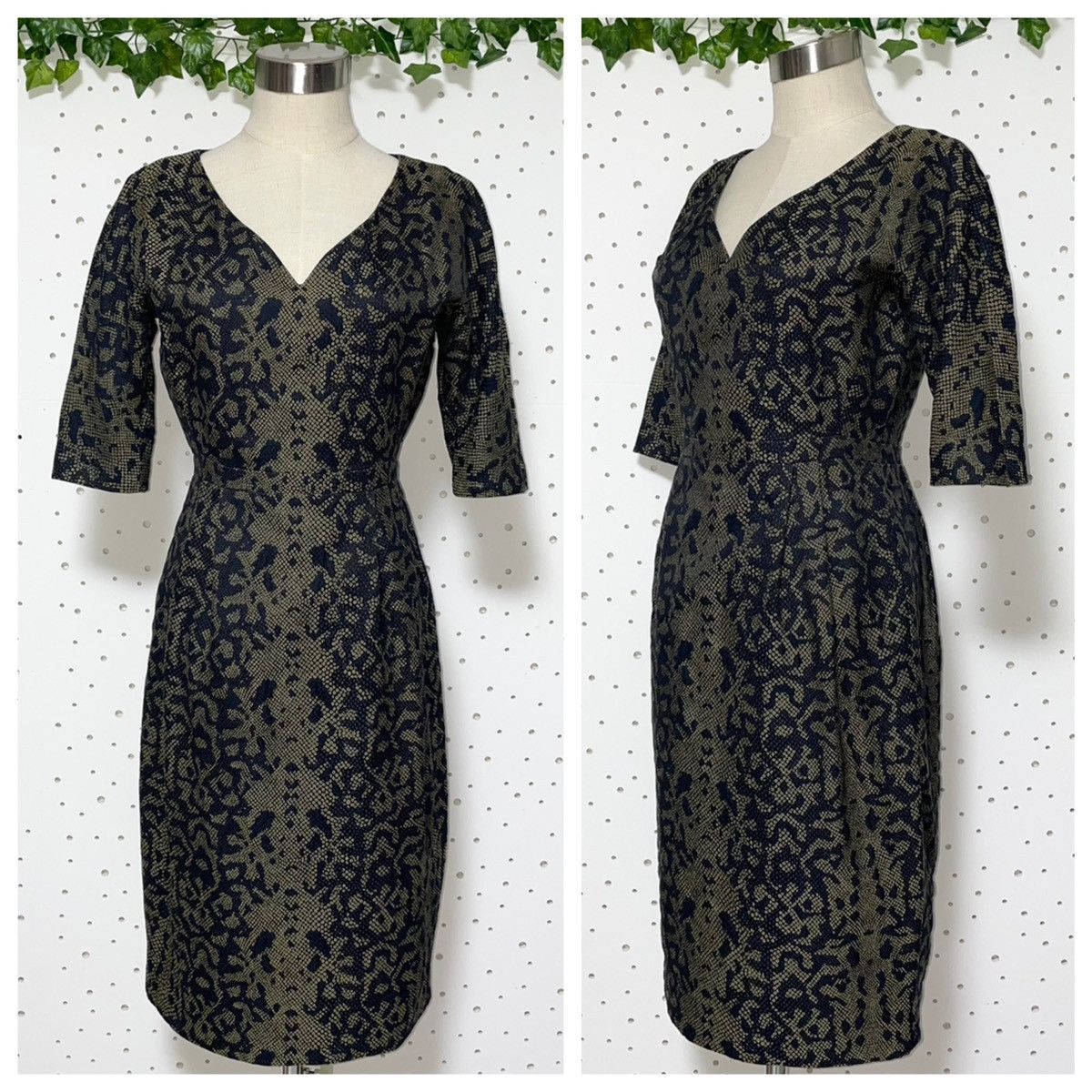 Gucci Gucci python pattern art design 5/8 sleeve dress 38 GUCCI Size XS / US 0-2 / IT 36-38 - 6 Thumbnail