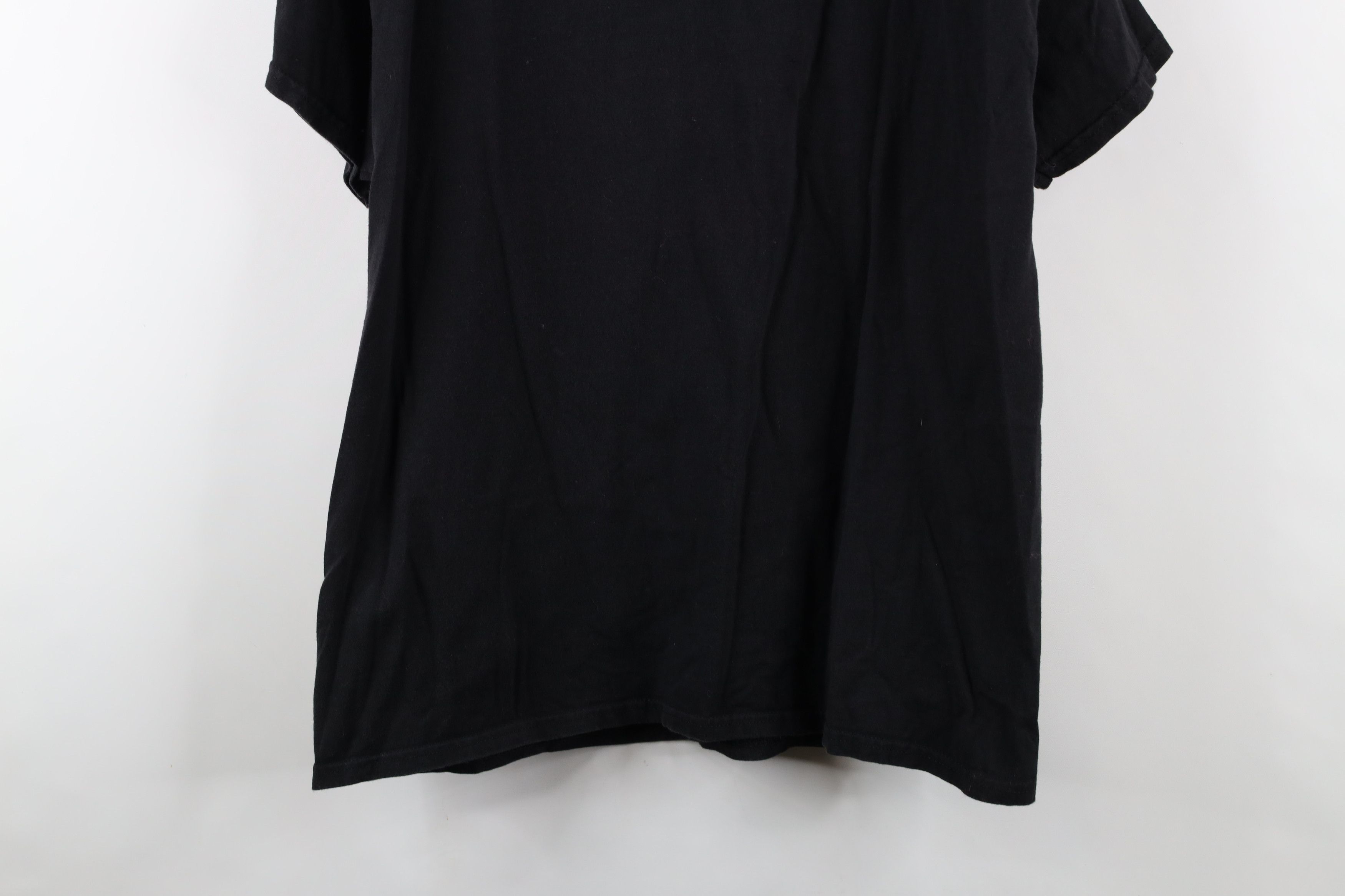 Vintage Vintage 90s Streetwear Heavyweight Cotton T-Shirt Black Size US XL / EU 56 / 4 - 3 Thumbnail
