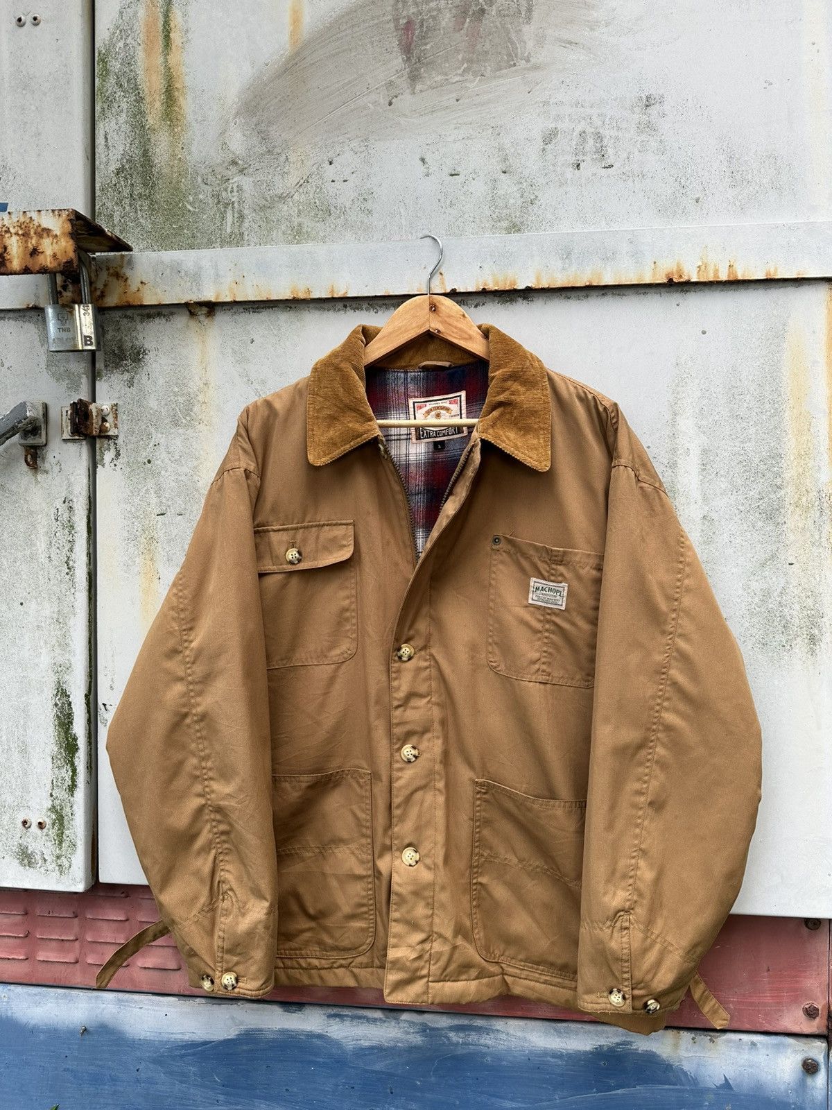 Vintage 👹Machope Blanked Lined Chore Jacket Size US XL / EU 56 / 4 - 1 Thumbnail
