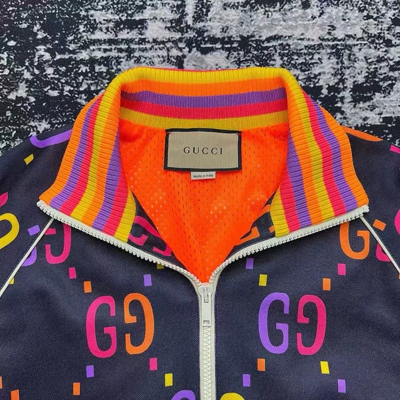 Gucci GucciColorful double G old flower zipper jacket 2503-Nextar Size US S / EU 44-46 / 1 - 3 Thumbnail