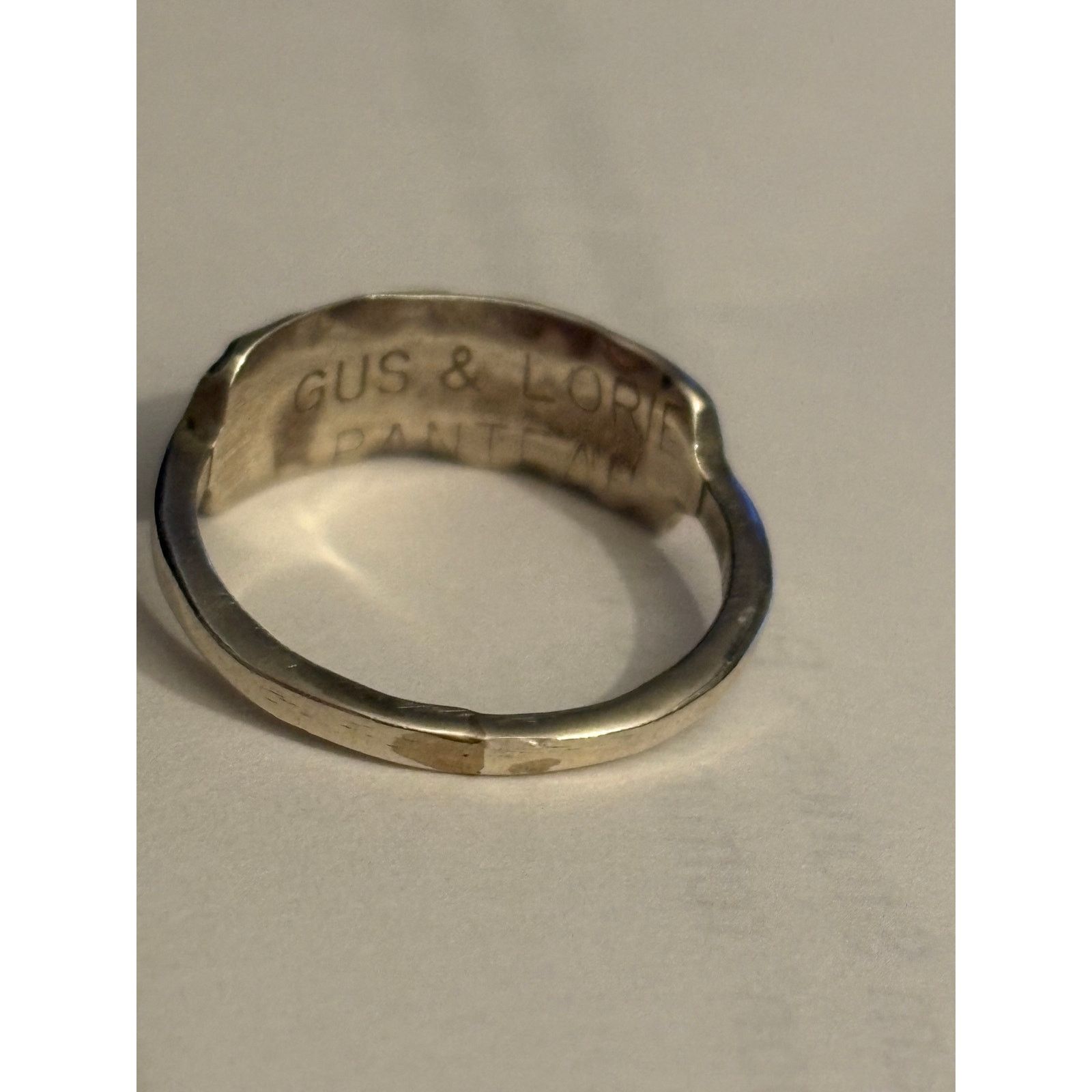 Other VTG Zuni Signed Gus & Lorie Panteah Sterling Ring Sz 5.25" Size ONE SIZE - 7 Thumbnail