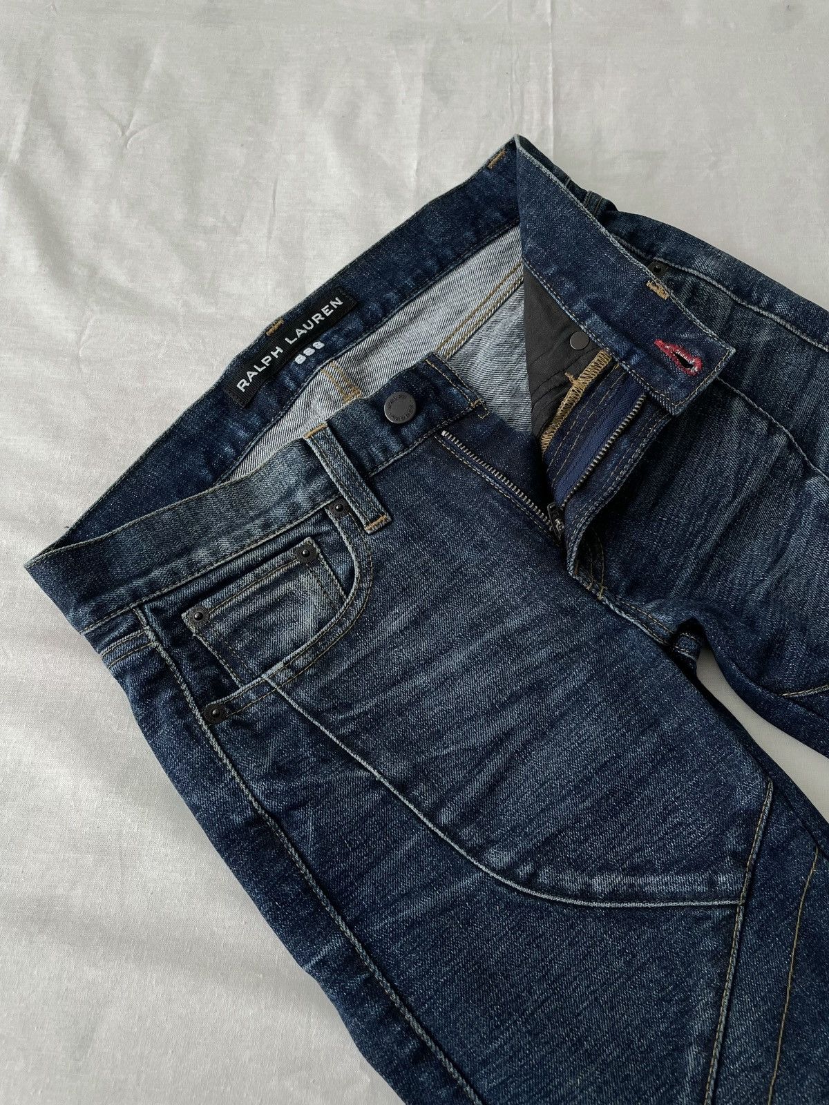 Polo Ralph Lauren Polo Ralph Lauren Bikers Denim Jeans Size US 29 - 4 Thumbnail