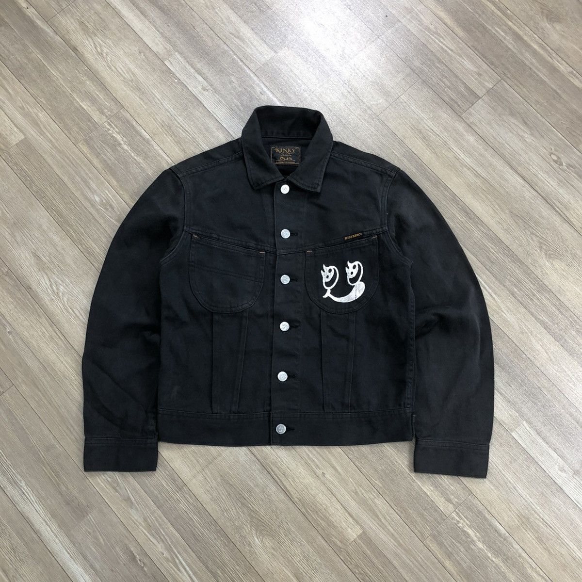 14th Addiction × GOSTAR DE FUGA Fuga Waxed Double Zip Faux Fur