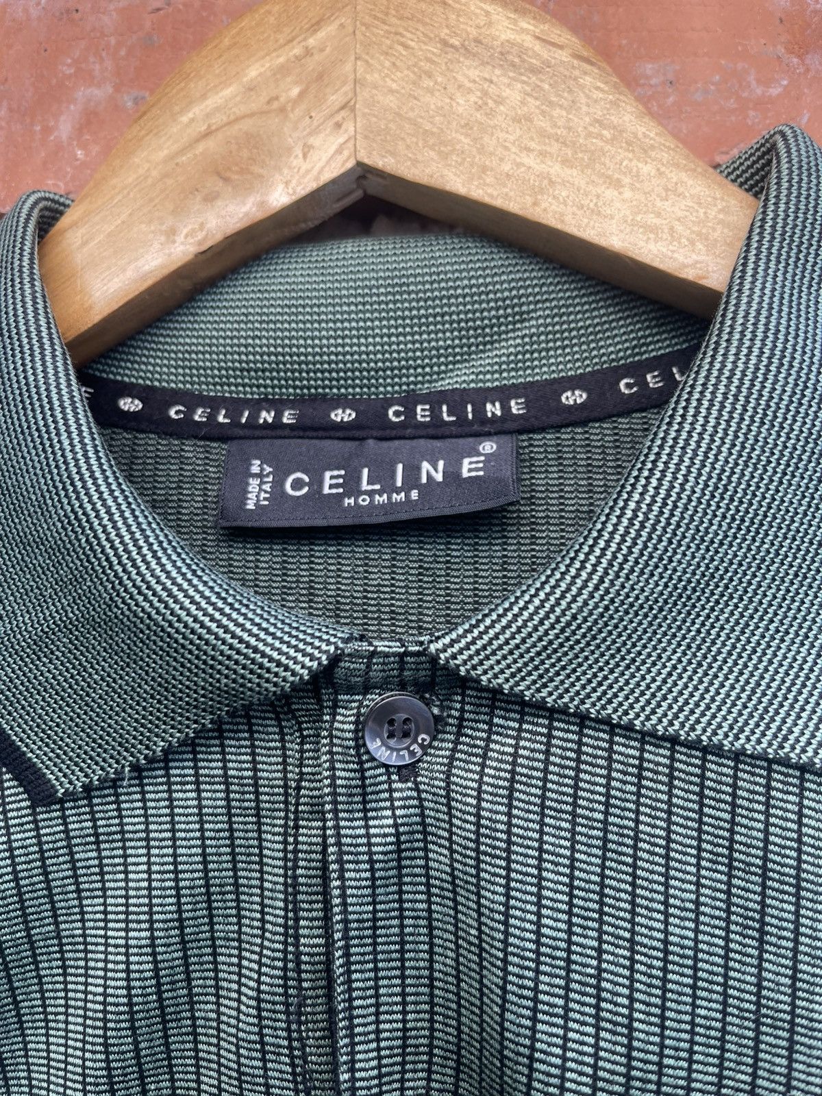 Celine Celine Paris Long Sleeve Polo Size US M / EU 48-50 / 2 - 5 Thumbnail
