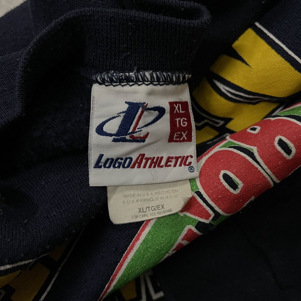 NFL Vintage 90s Michigan Wolverines Rosebowl Sweatshirt Size US XL / EU 56 / 4 - 4 Thumbnail