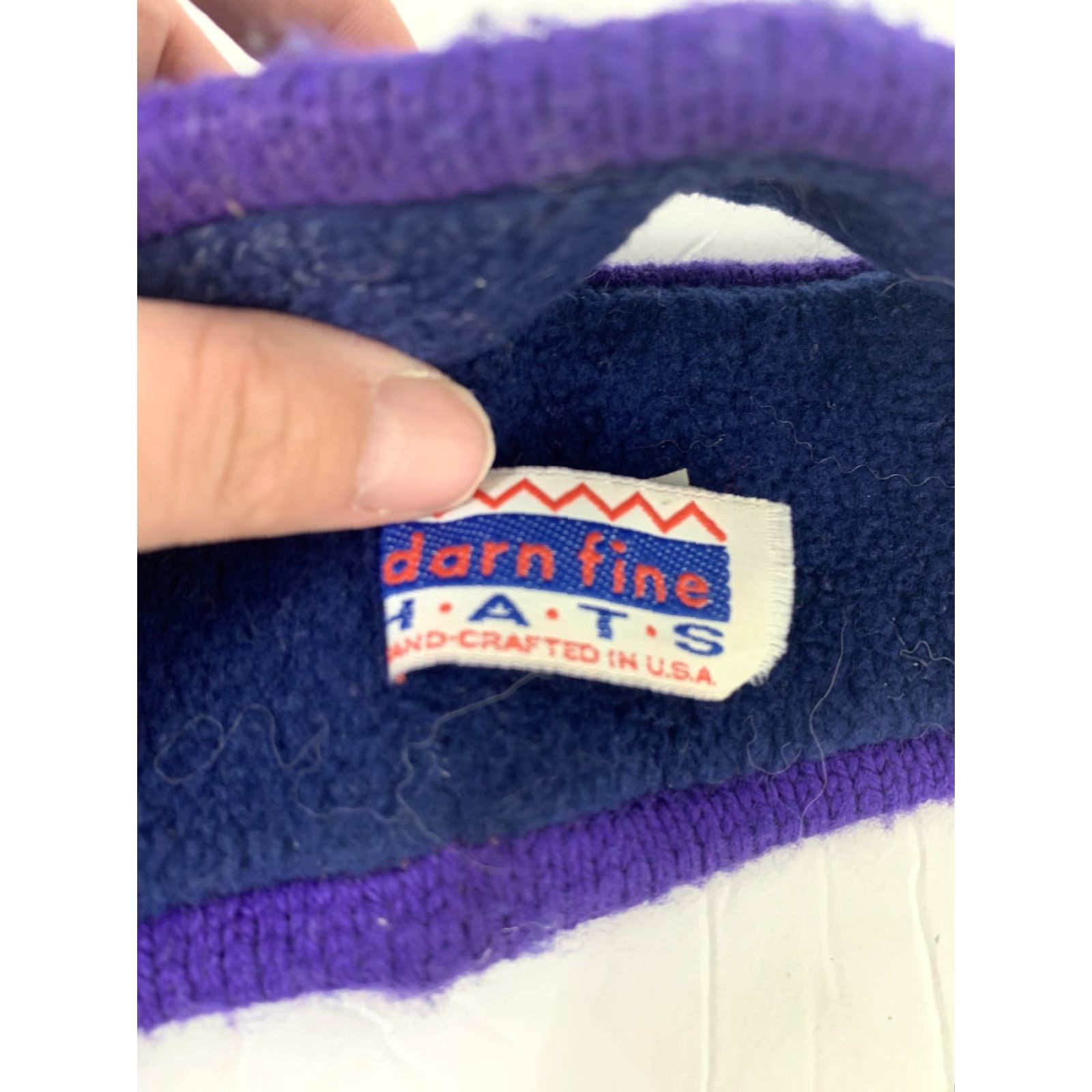 Vintage VINTAGE HEAD Headband Womens One Size Green Blue Purple fleece lined Ski Band Hat Size ONE SIZE - 6 Thumbnail
