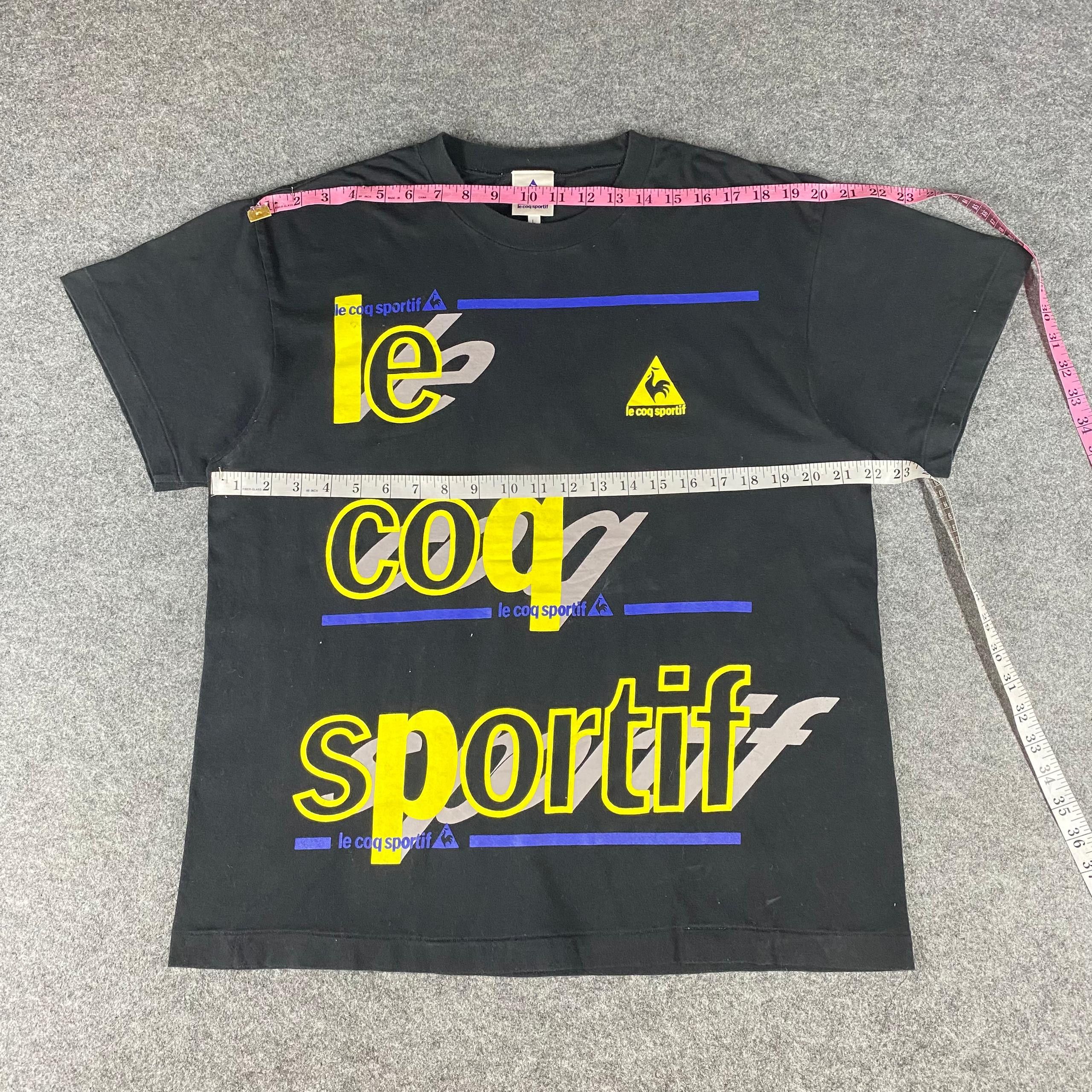 Le Coq Sportif Vintage Le Coq Spotif Spell Out Tshirt Size US L / EU 52-54 / 3 - 4 Thumbnail