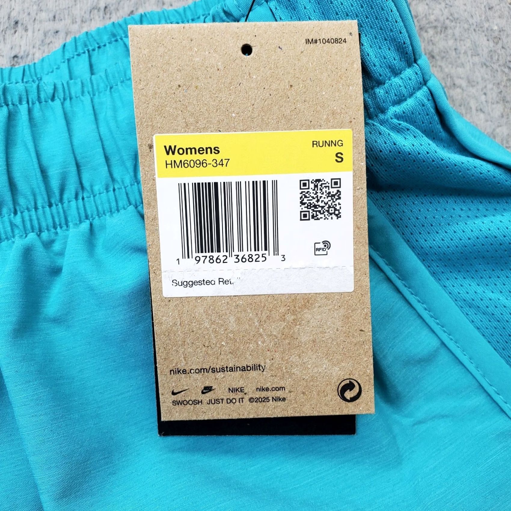 Nike Nike Tempo Shorts Womens S Blue Lined Dri-Fit Mid Rise Elastic Waist Swoosh Logo Size 28" / US 6 / IT 42 - 6 Thumbnail
