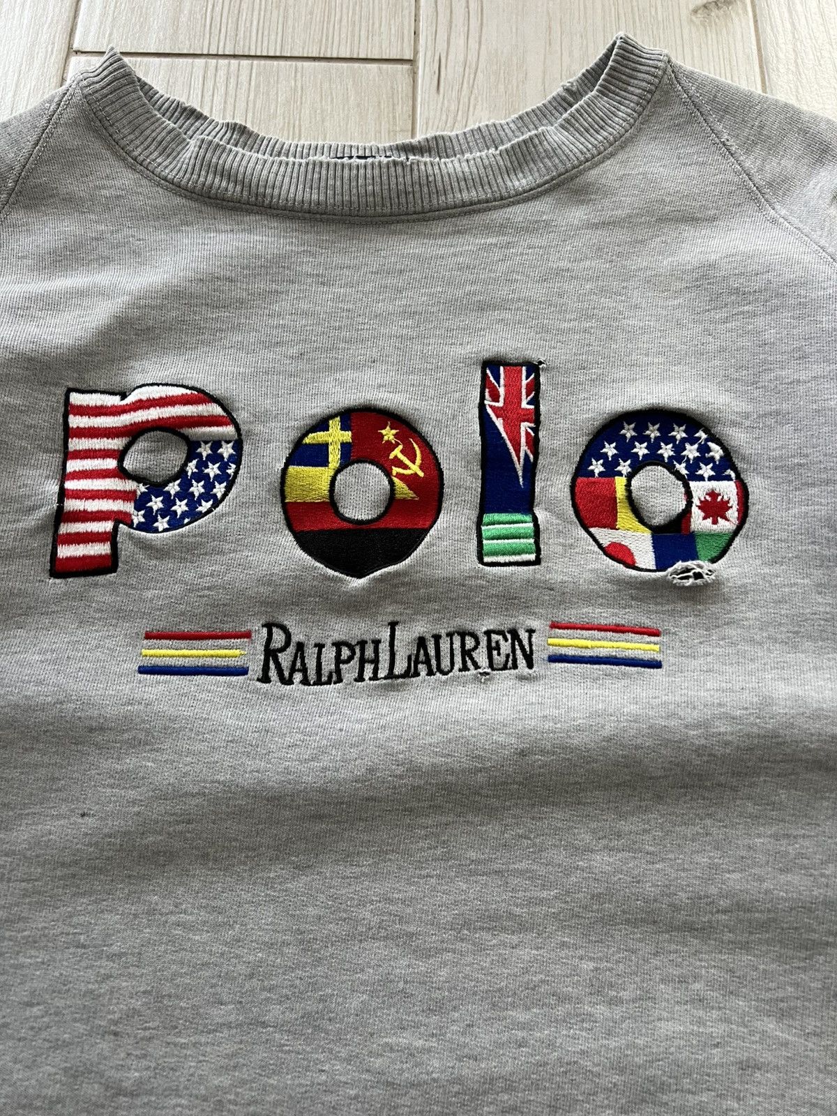 Polo Ralph Lauren Vintage Polo Ralph International Competitions Nations Flag Size US L / EU 52-54 / 3 - 6 Thumbnail