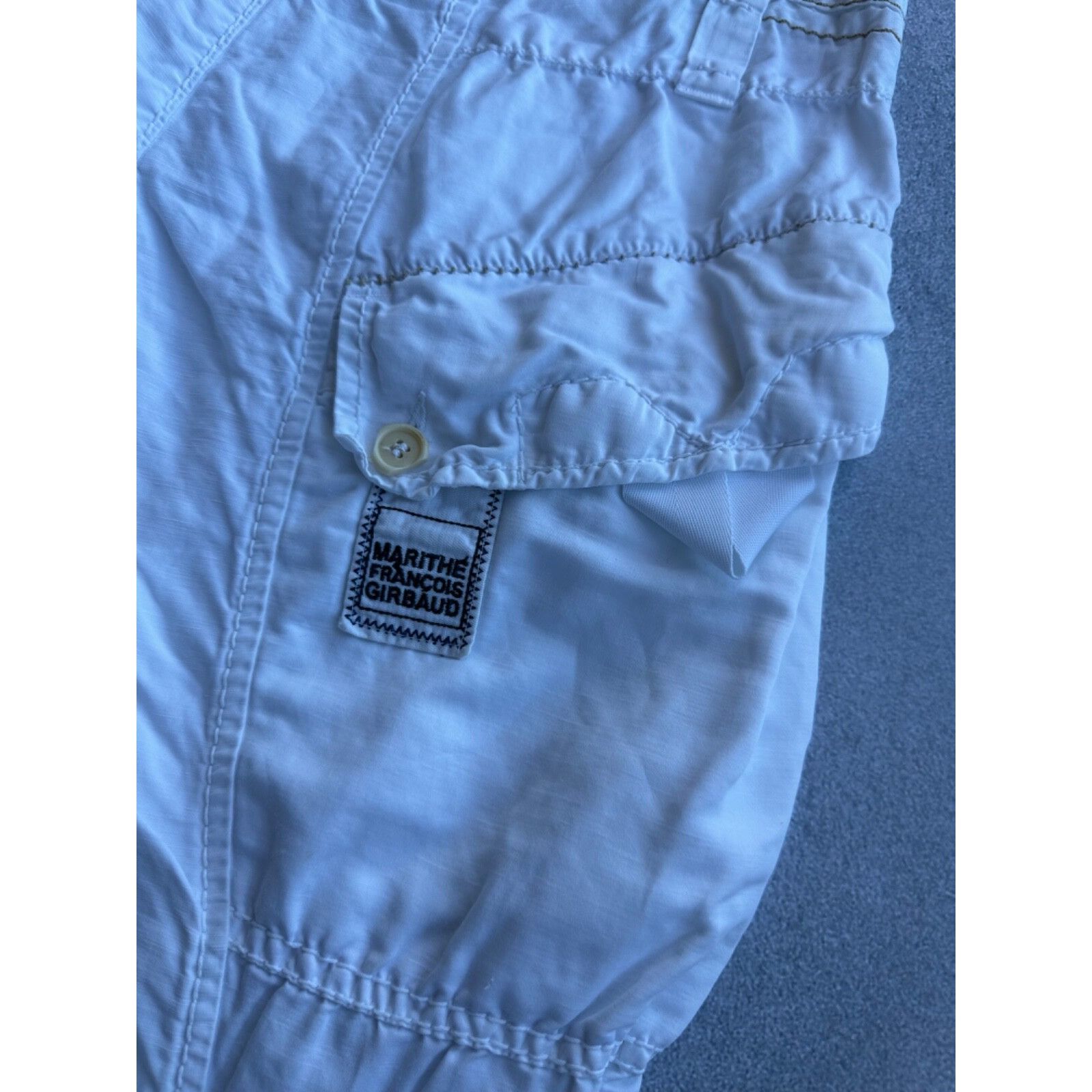 Marithe + Francois Girbaud VTG Marithe Francois Girbaud Woman Linen Pants Size 29" - 6 Thumbnail