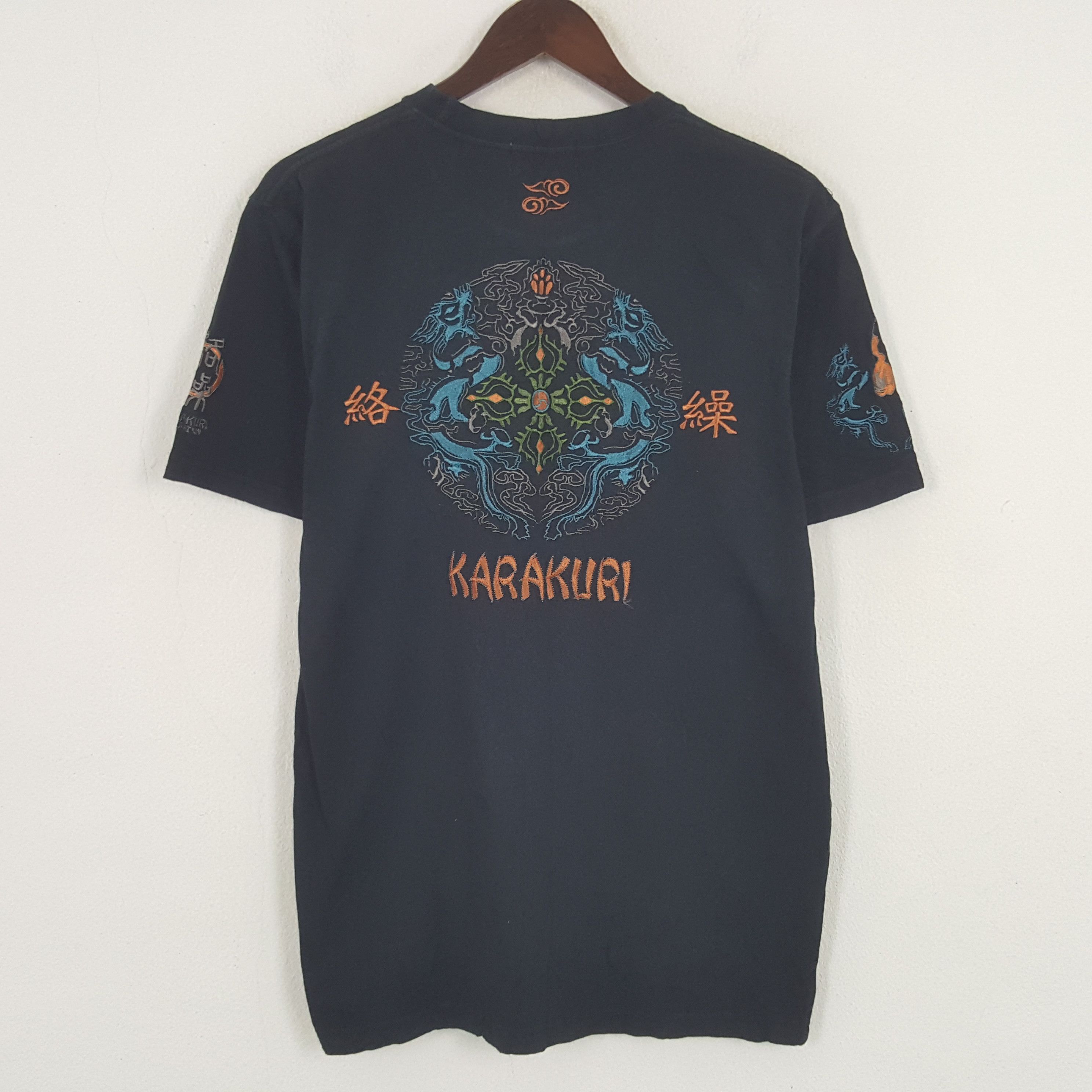 Japanese Brand × Vintage Vintage Karakuri Japanese Tshirt Size US M / EU 48-50 / 2 - 1 Thumbnail