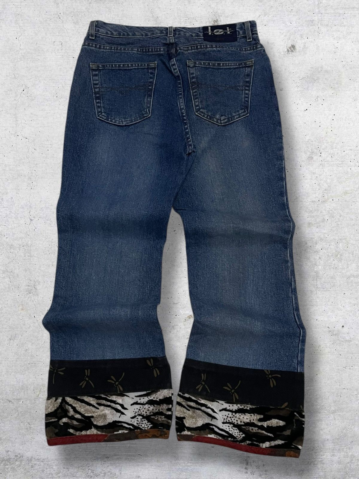 Japanese Brand VINTAGE 1990S JAPAN DESIGNER FLARED LEI OG VIBE PATCH DENIM Size US 30 / EU 46 - 7 Thumbnail