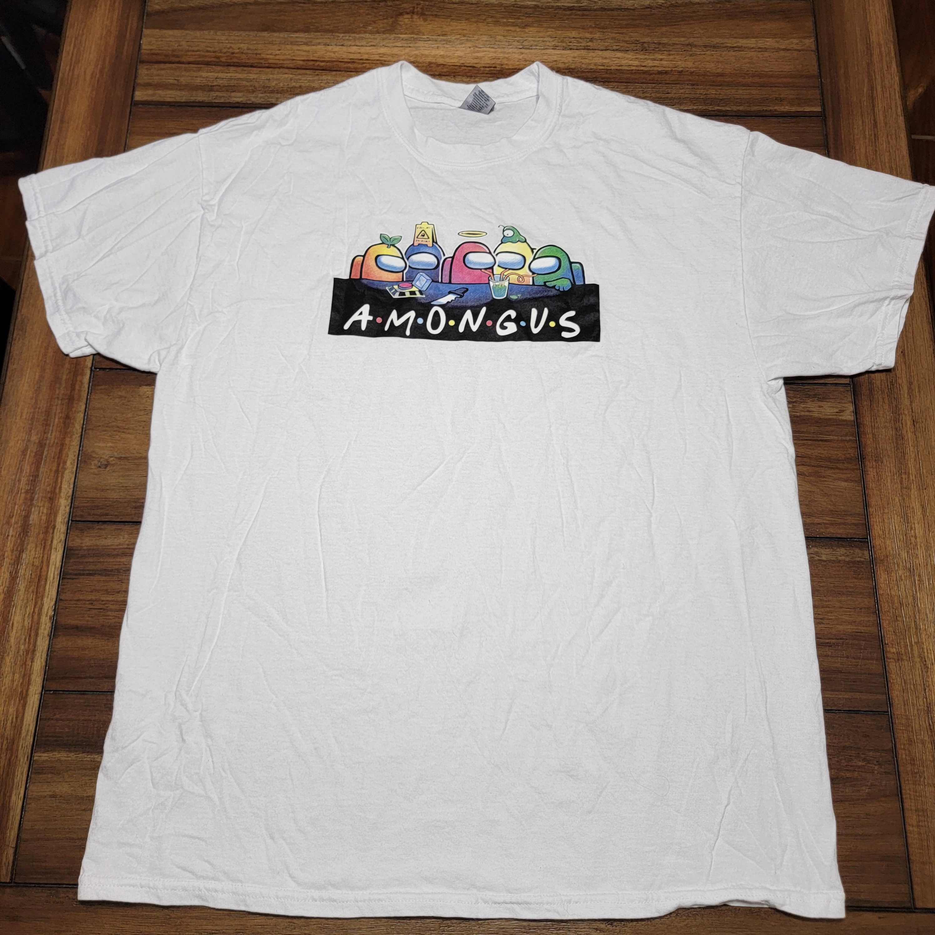 Gildan Gildan SS White Unisex Tee "Among Us" - Size XL Size US XL / EU 56 / 4 - 1 Thumbnail