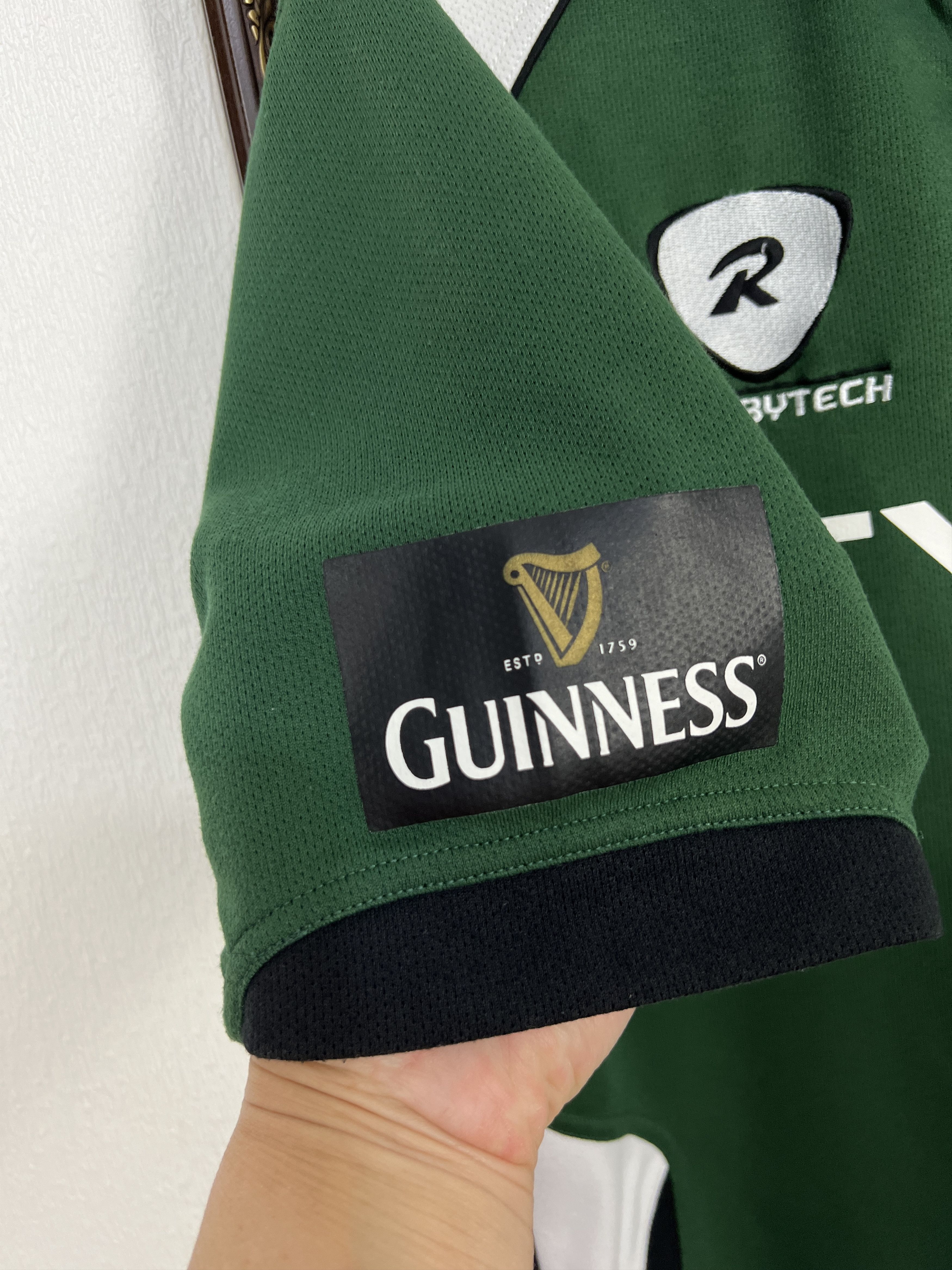 Vintage London Irish Cityjet Rugby Union Green Jersey Mens Size US XXL / EU 58 / 5 - 6 Thumbnail
